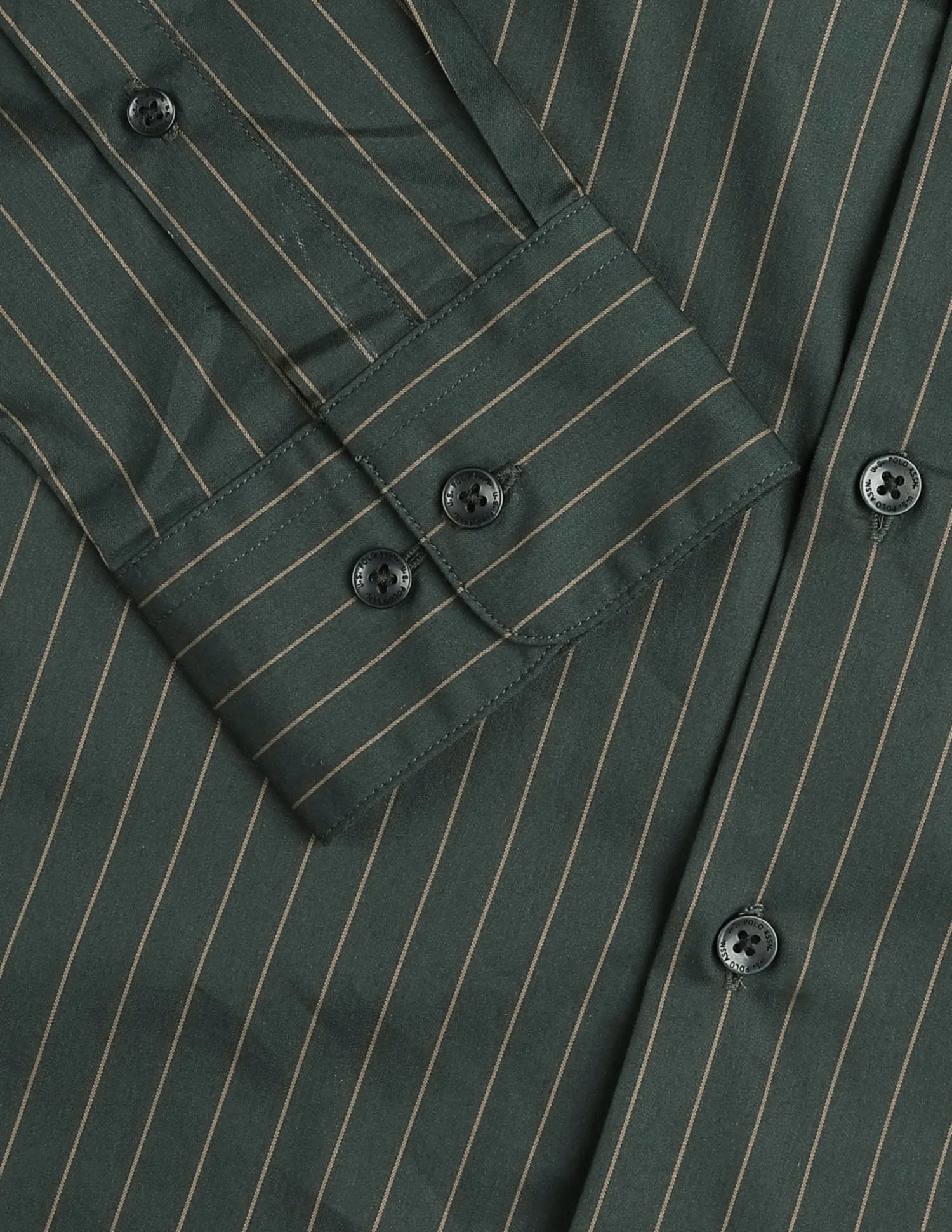 Twill Tailored Fit Shirt Olive - U.S. POLO ASSN. | Large