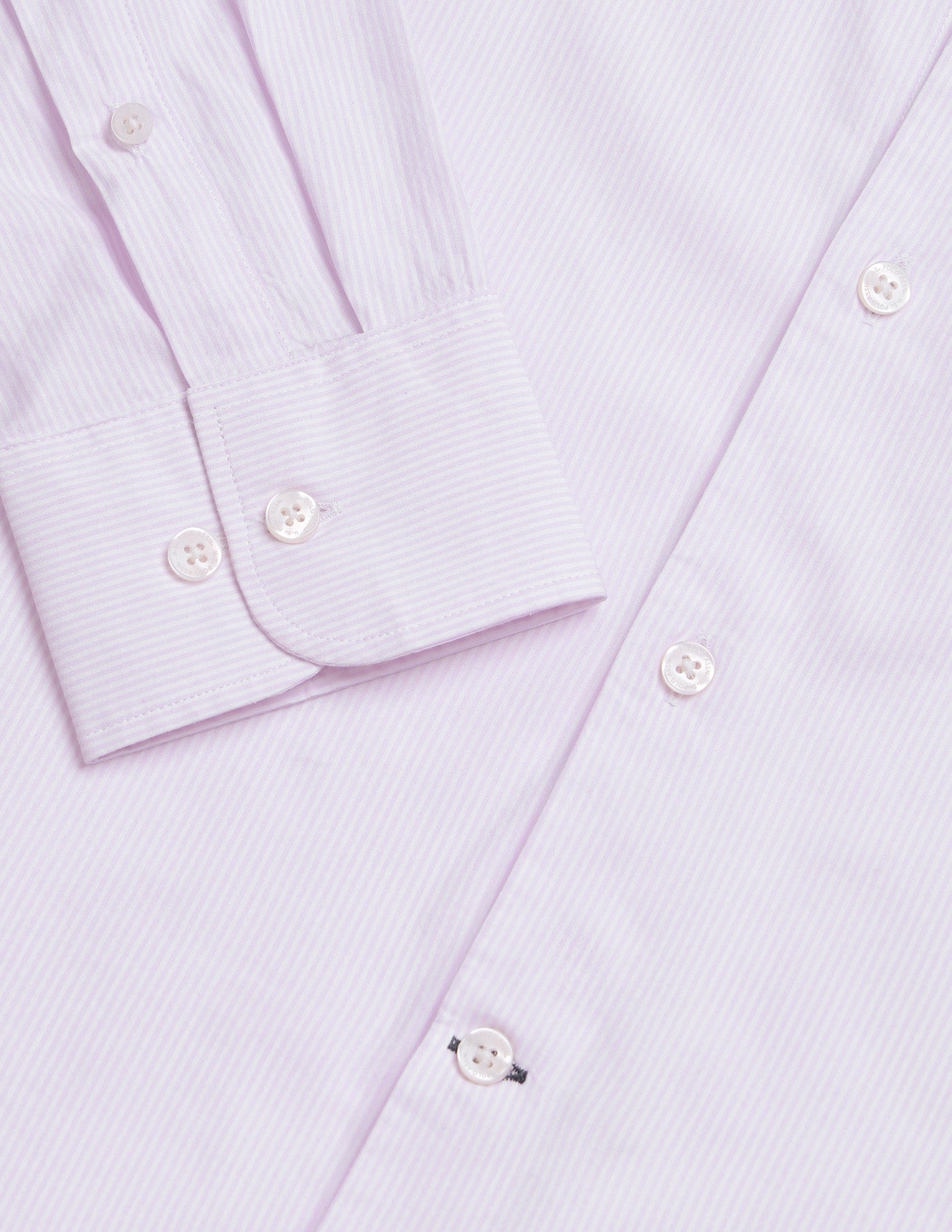 Vertical Striped Tailored Fit Shirt Lavender - U.S. Polo Assn. India | Large