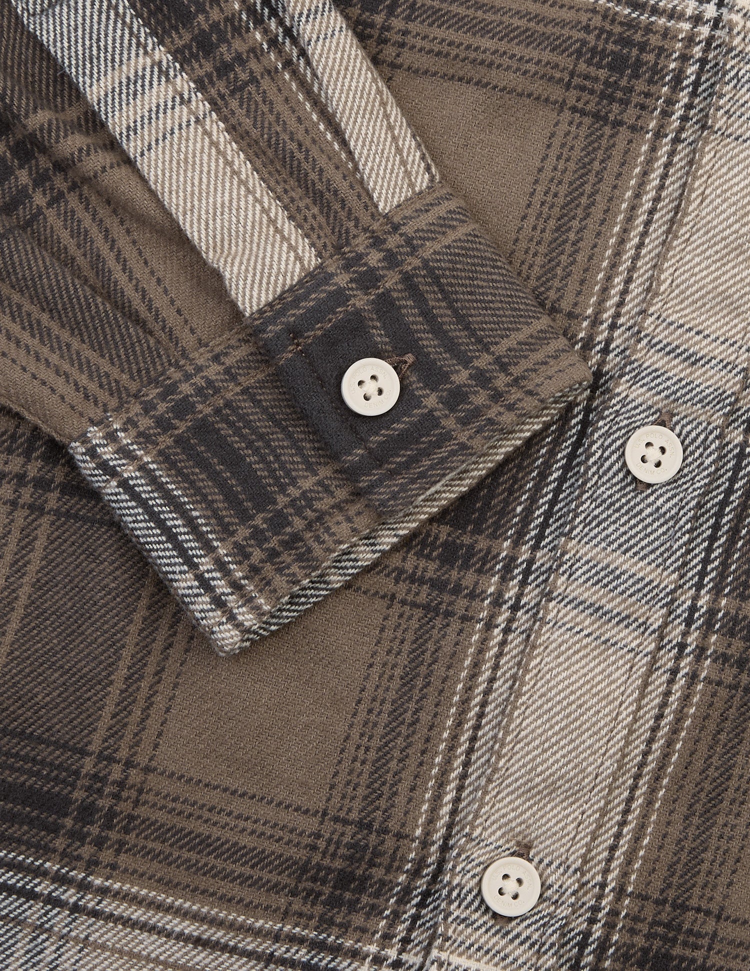 Checked Regular Fit Shacket Khaki - U.S. Polo Assn. India | Large