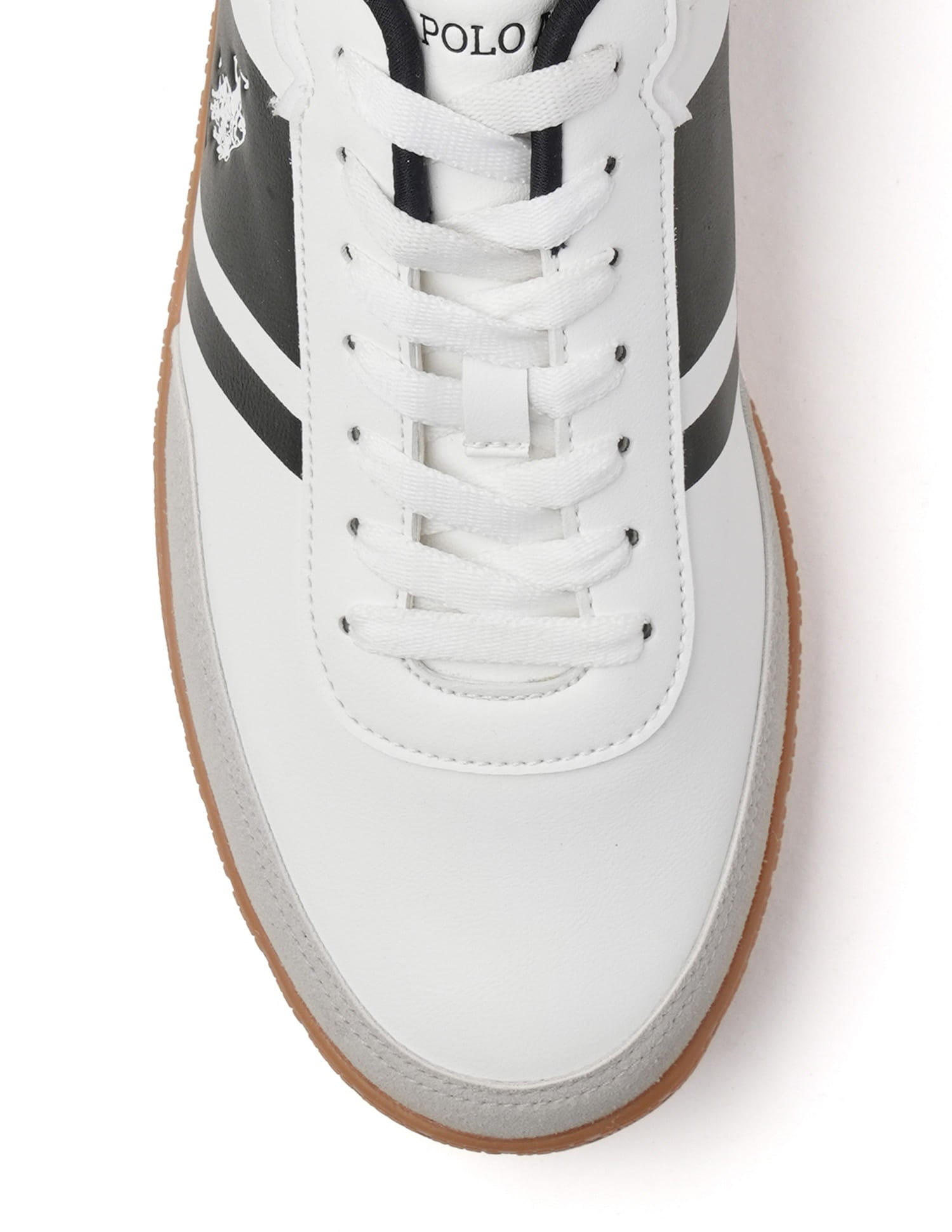 Men Hilton Colourblocked Sneakers White - U.S. Polo Assn. India | Large