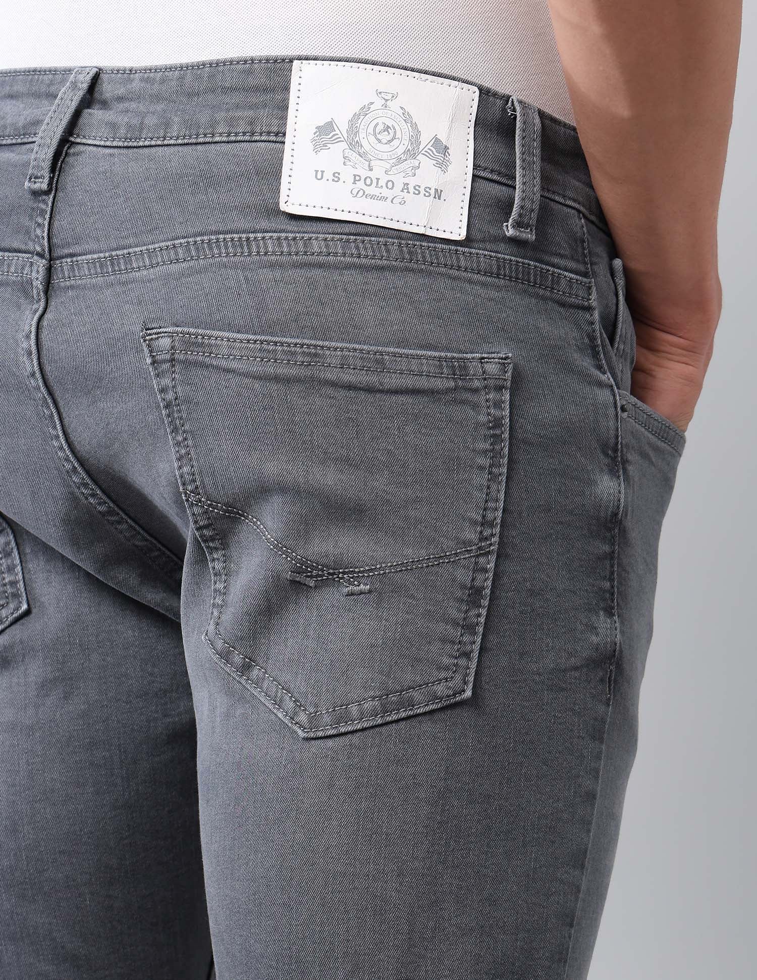 Henry Tapered Fit Black Jeans Grey - U.S. POLO ASSN. | Large