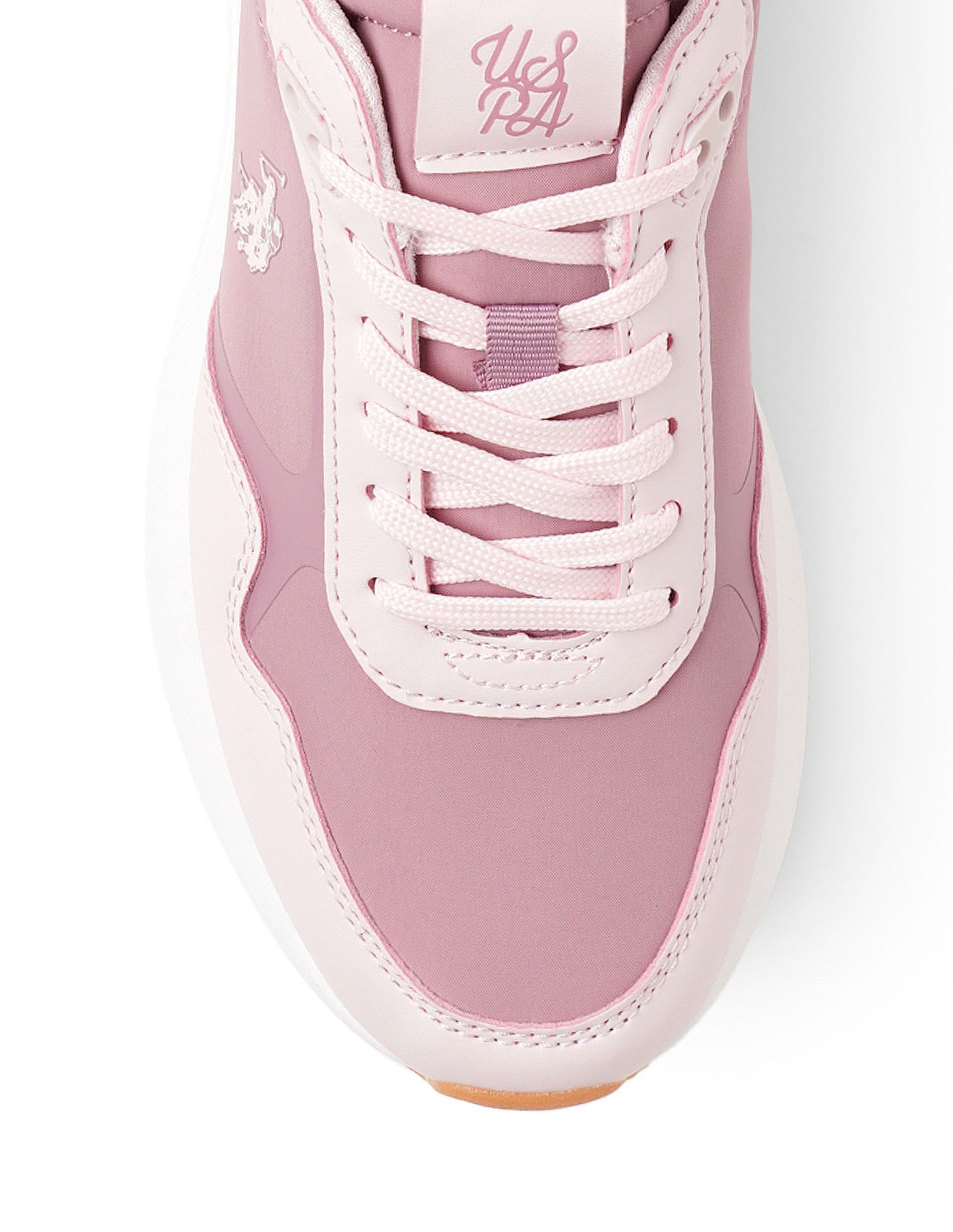 Women Colour Block Damaris Sneakers Dusty Pink - U.S. Polo Assn. India | Large