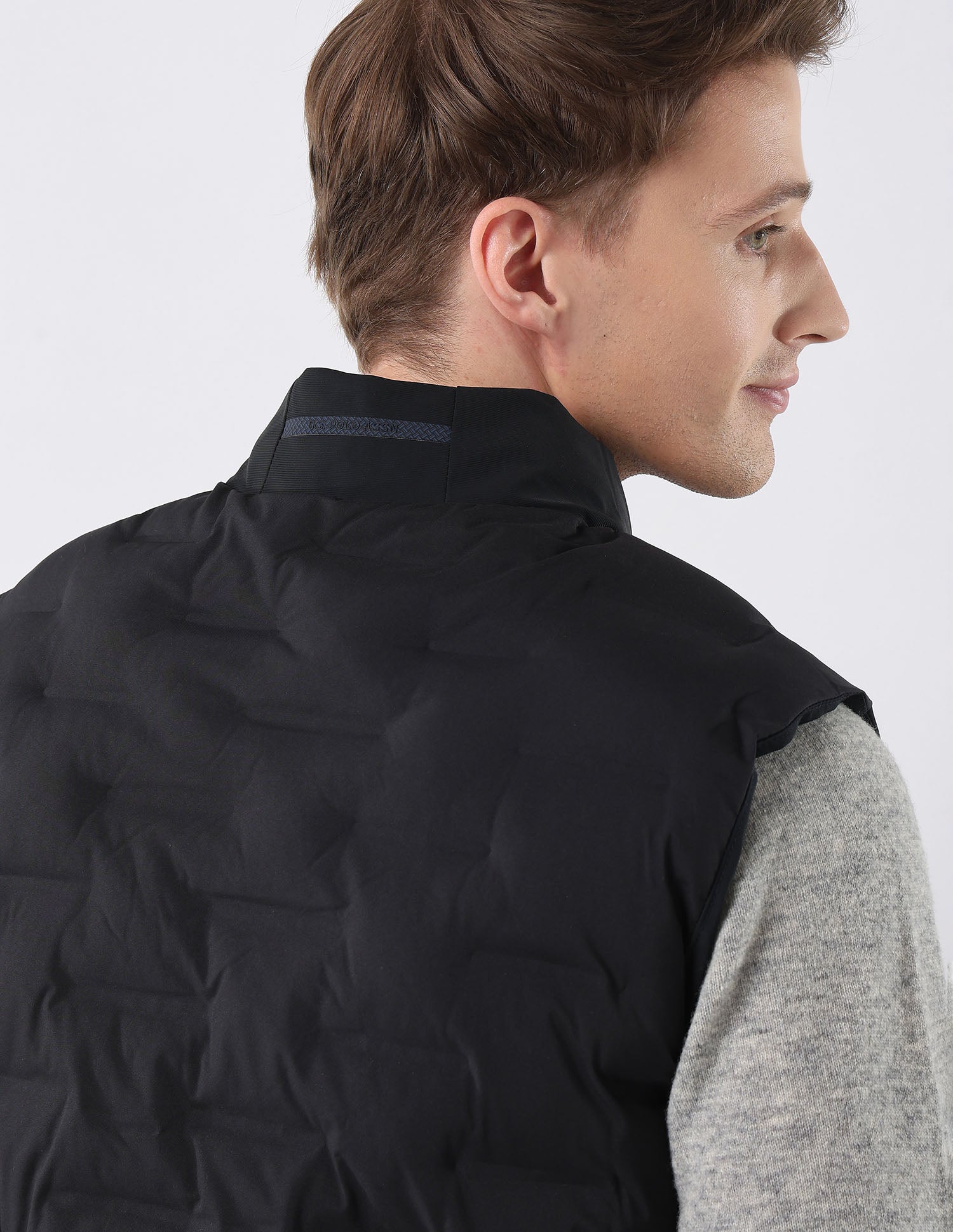 Solid Regular Fit Jacket Navy - U.S. Polo Assn. India | Large