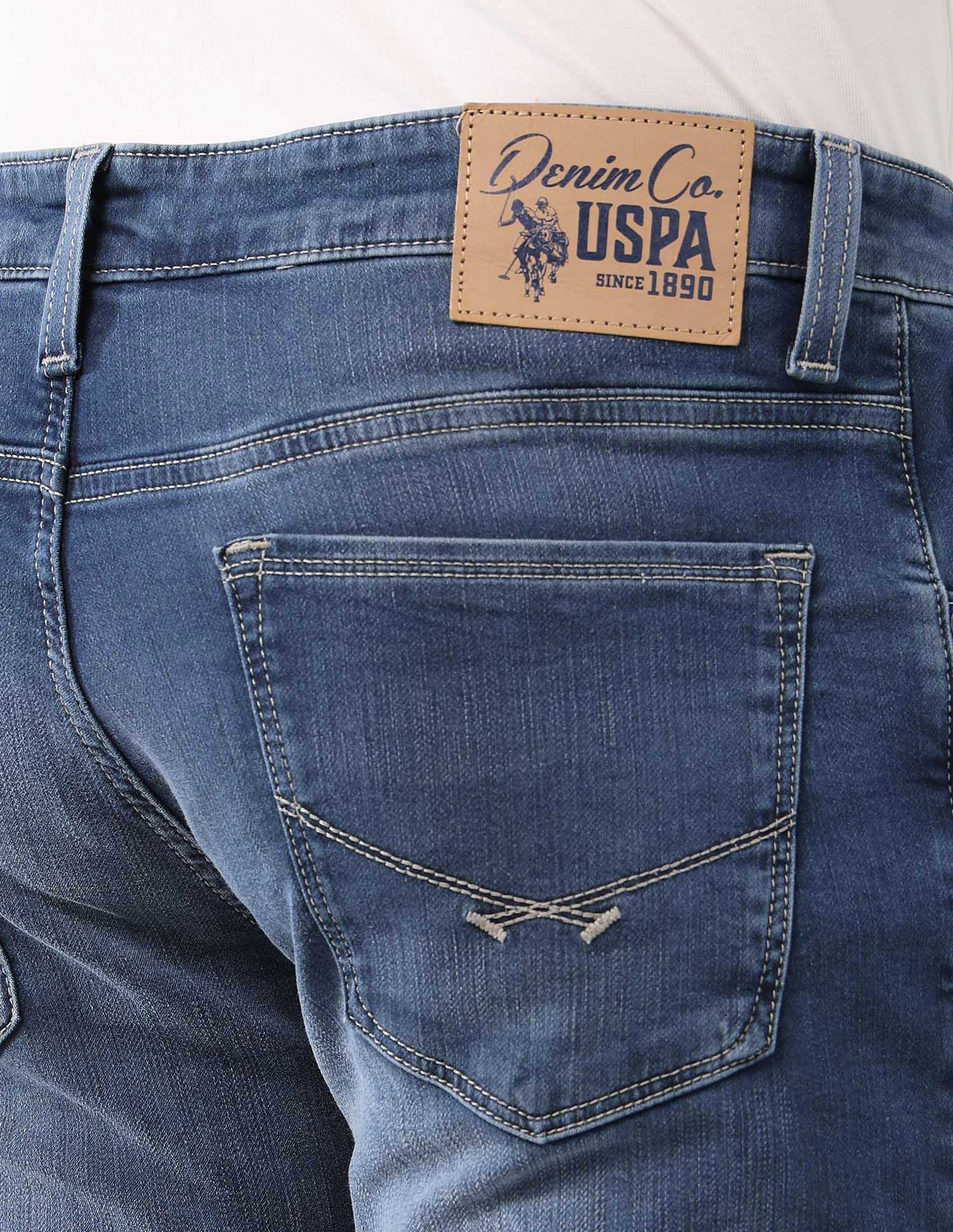 Brandon Slim-Tapered Fit Super Stretch Jeans Blue - U.S. Polo Assn. India | Large