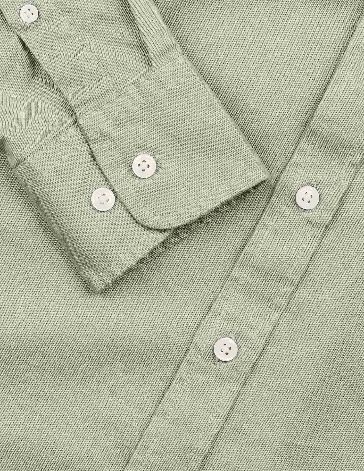 Solid Tailored Fit Shirt Light Green - U.S. Polo Assn. India | Large
