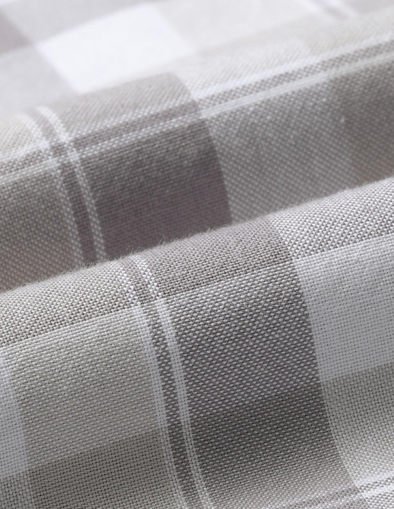 Grid Tattersall Checked Tailored Fit Shirt Beige - U.S. POLO ASSN. | Large