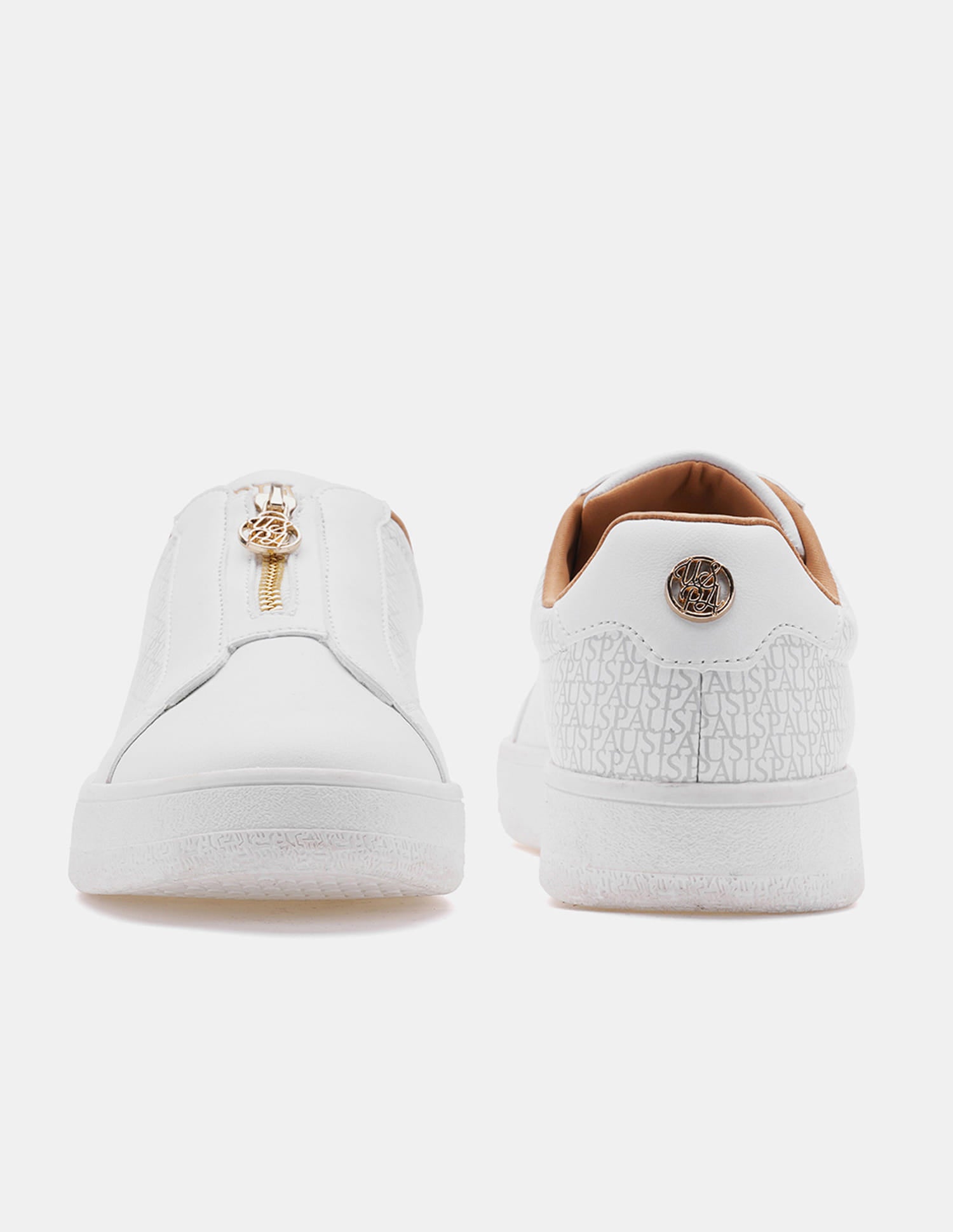 Women Marisa Brand Printed Sneakers White - U.S. Polo Assn. India | Large
