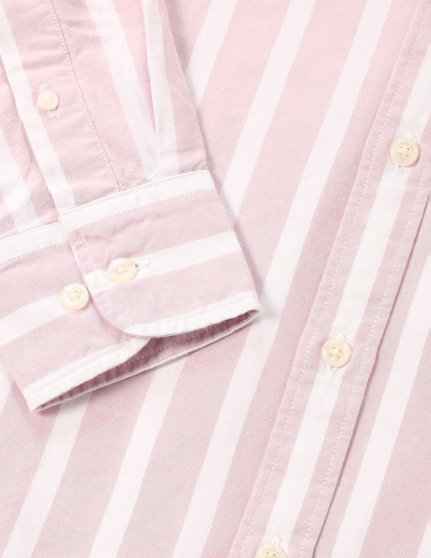 Tailored Fit Oxford Shirt Pink - U.S. POLO ASSN. | Large