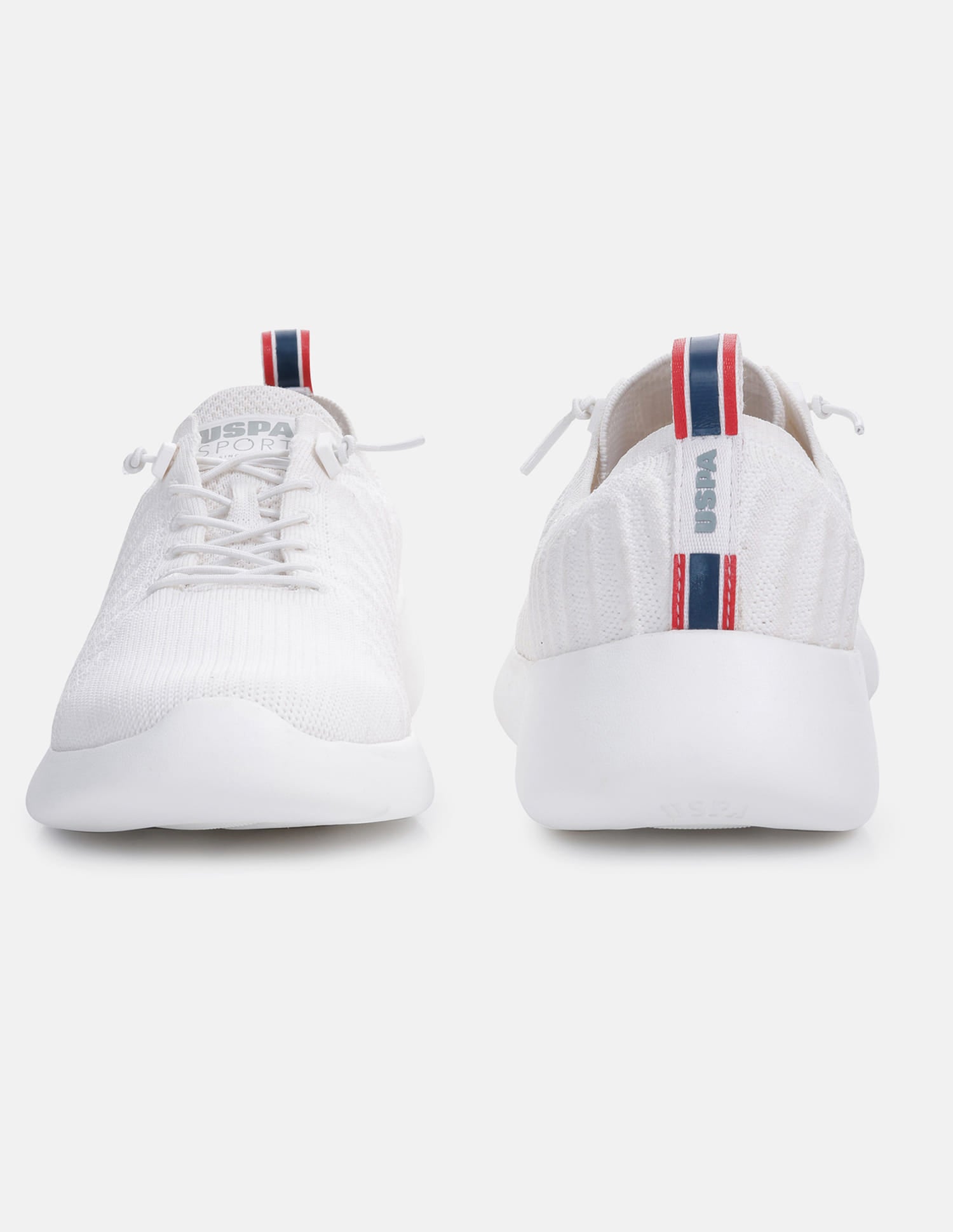 Men Solid Rocco Sports Sneakers White - U.S. Polo Assn. India | Large