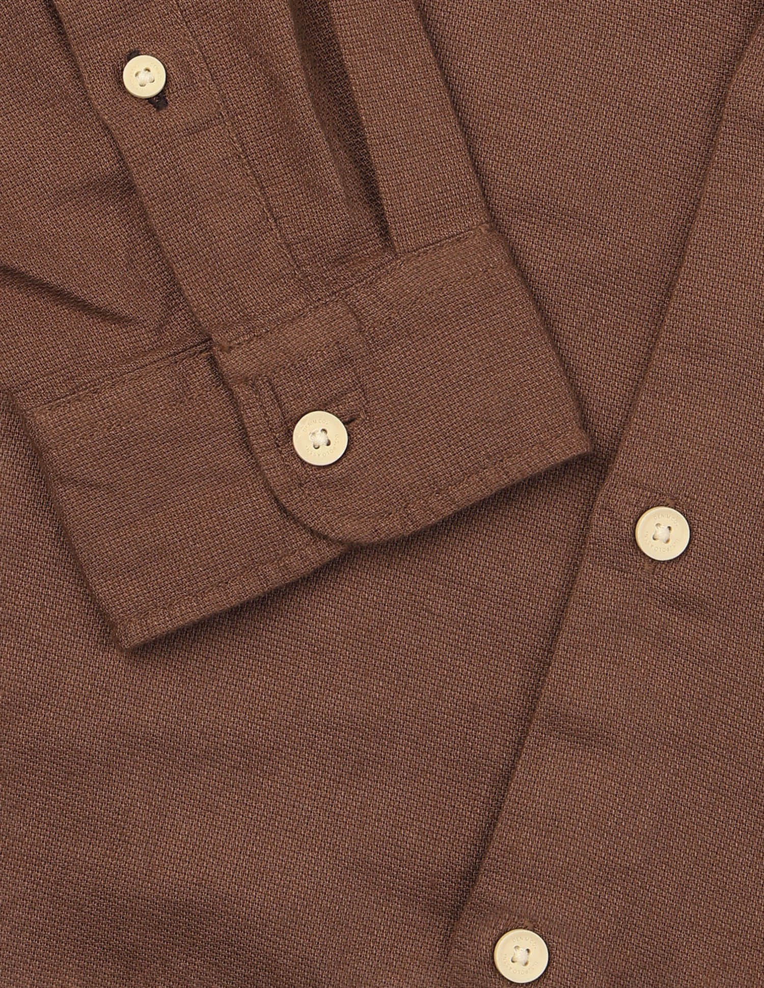 Dobby Regular Fit Shirt Brown - U.S. Polo Assn. India | Large
