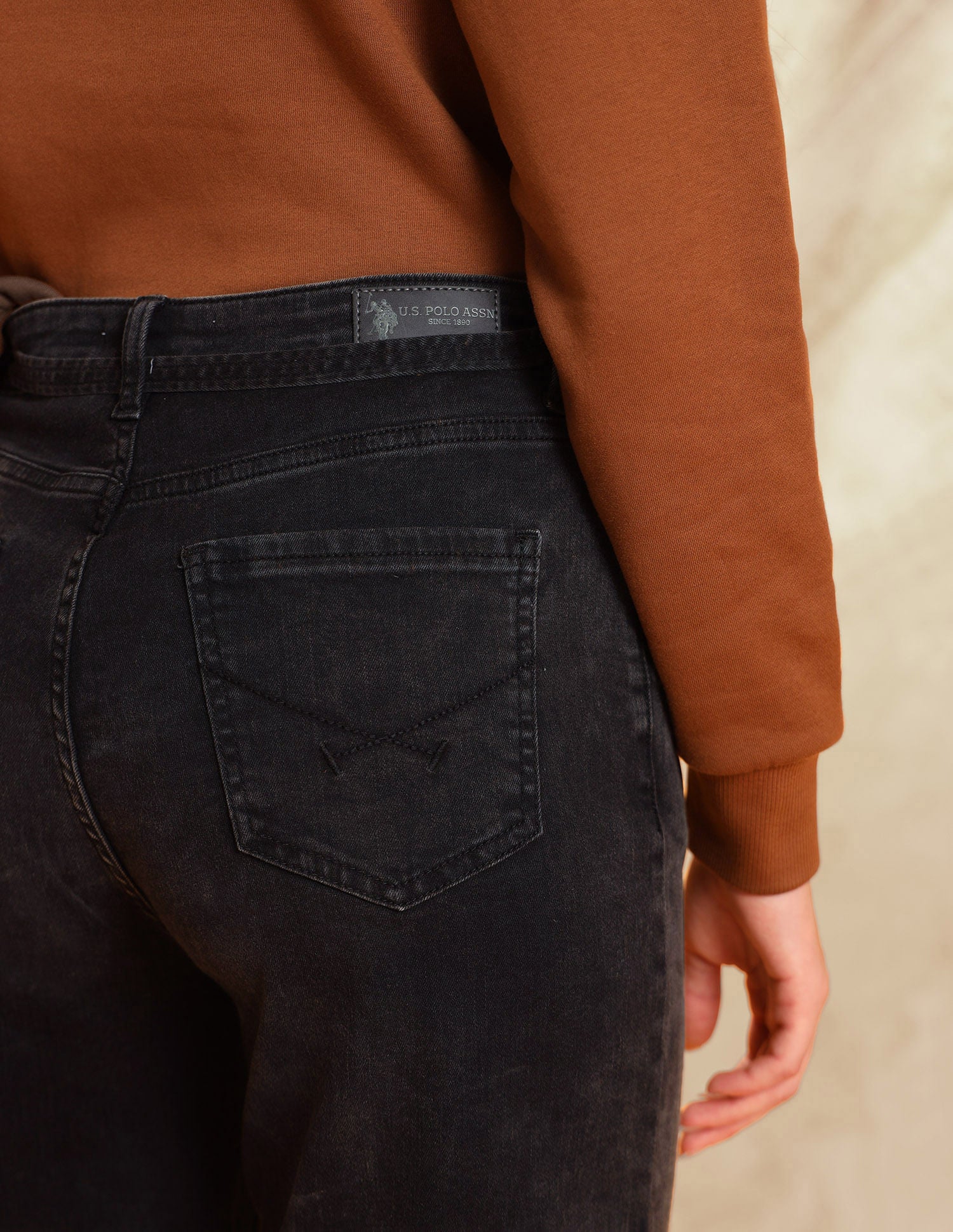 High Rise Straight Fit Charcoal - U.S. POLO ASSN. | Large