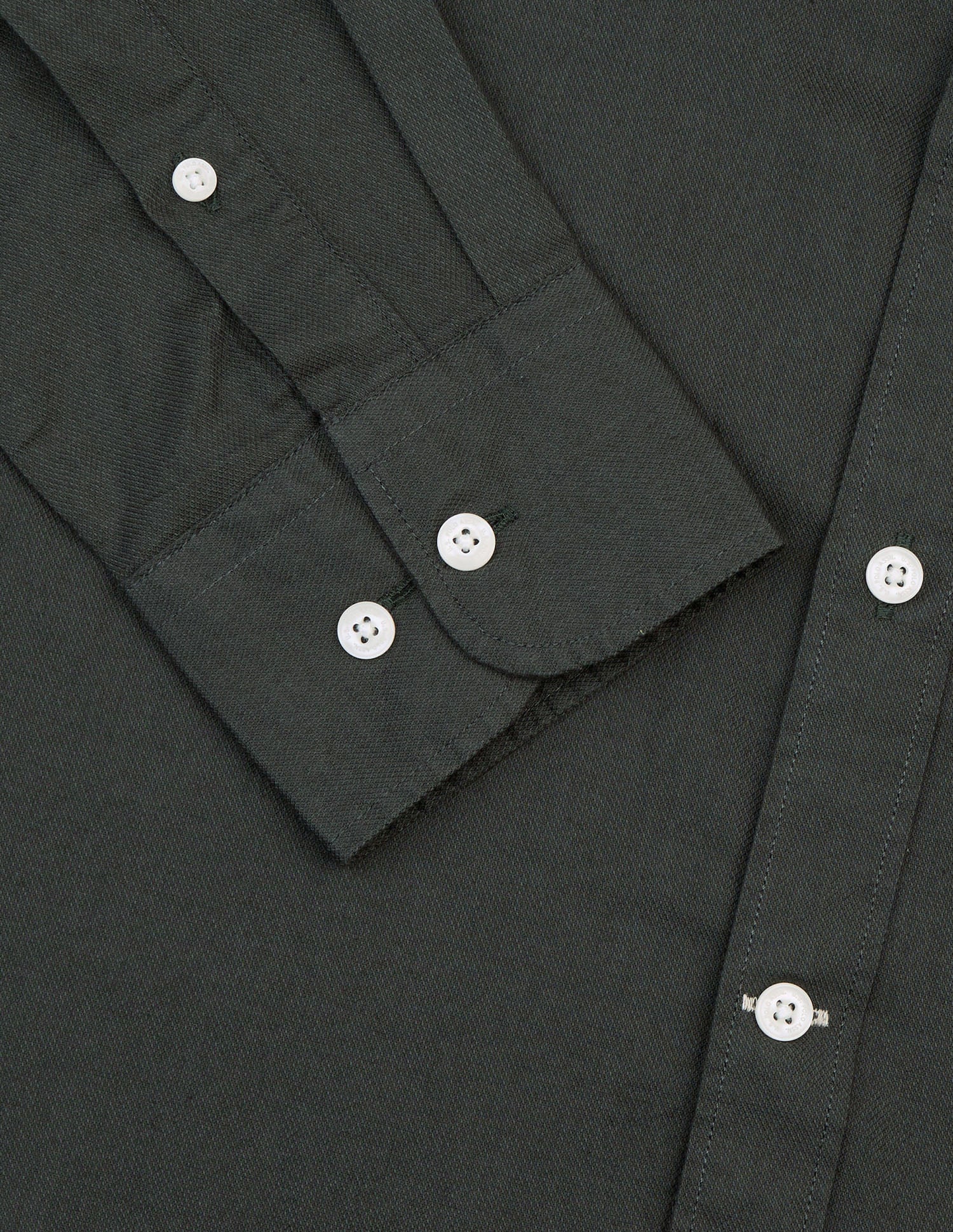 Cotton Dobby Shirt Dark Green - U.S. Polo Assn. India | Large
