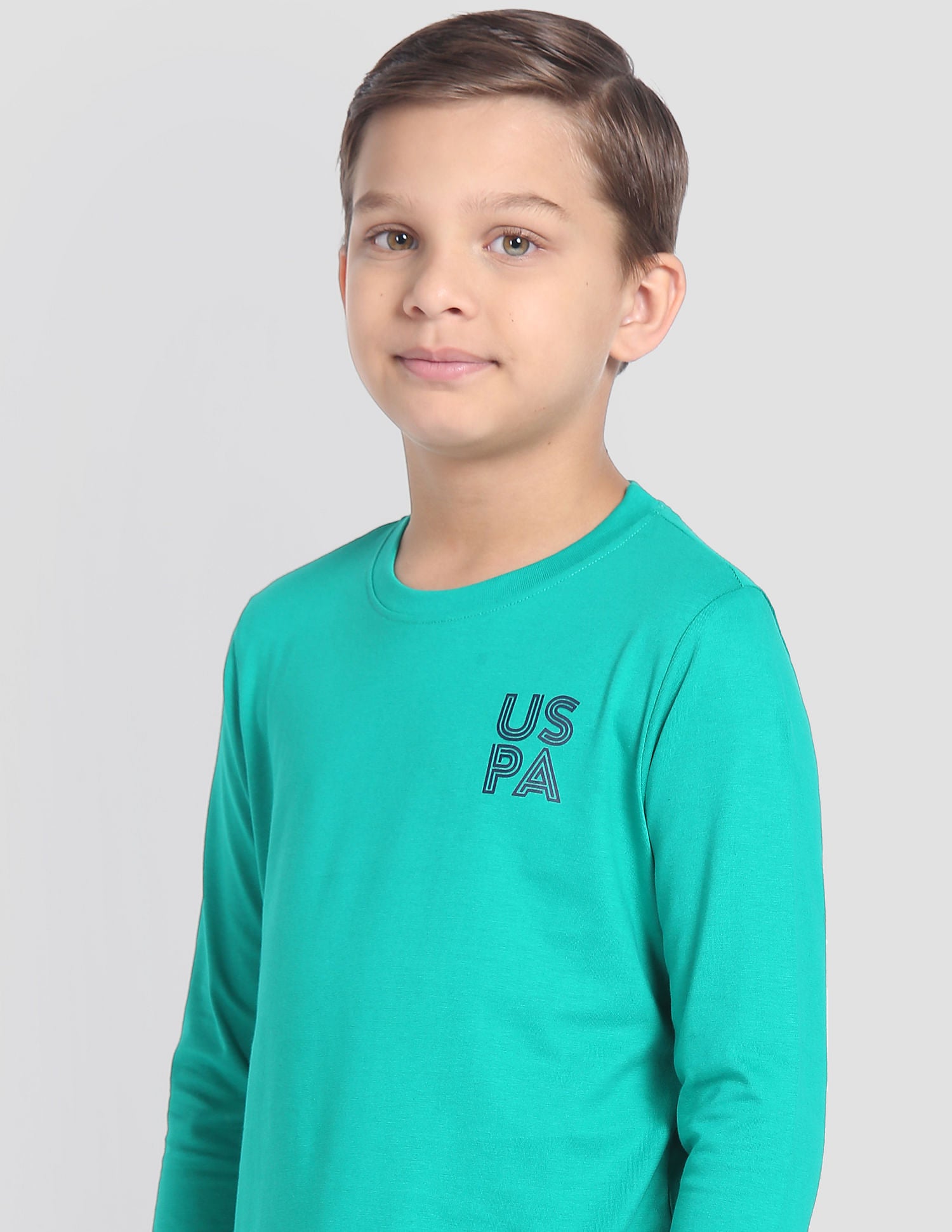 Cotton OKE02 Lounge T-Shirt - Pack Of 1 Green - U.S. POLO ASSN. | Large