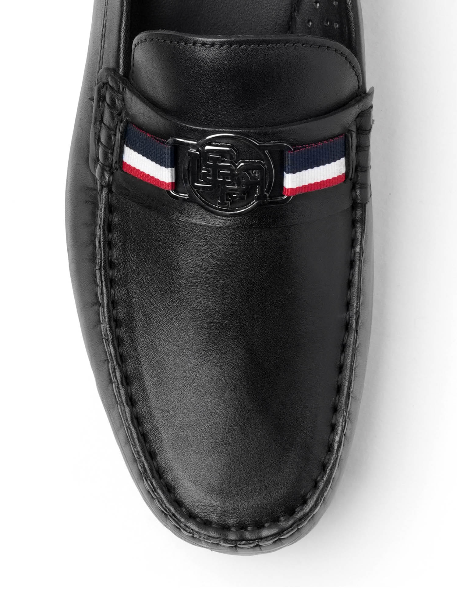 Men Astian Solid Loafers Black - U.S. Polo Assn. India | Large