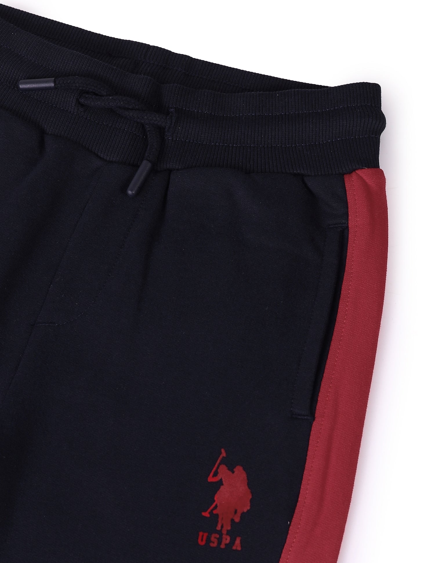 Boys Solid Regular Fit Joggers Navy - U.S. Polo Assn. India | Large