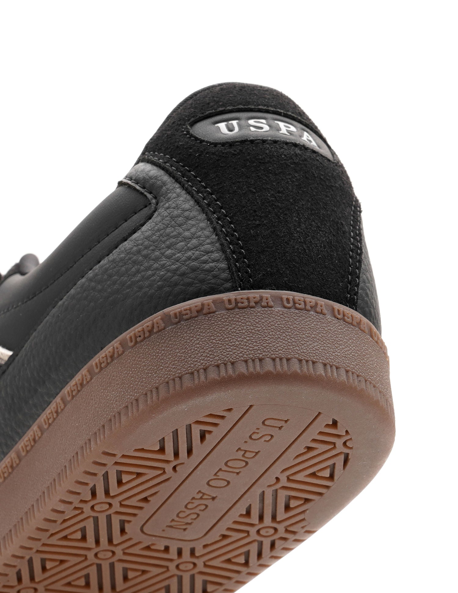 Men Jorge Solid Sneakers Black - U.S. Polo Assn. India | Large