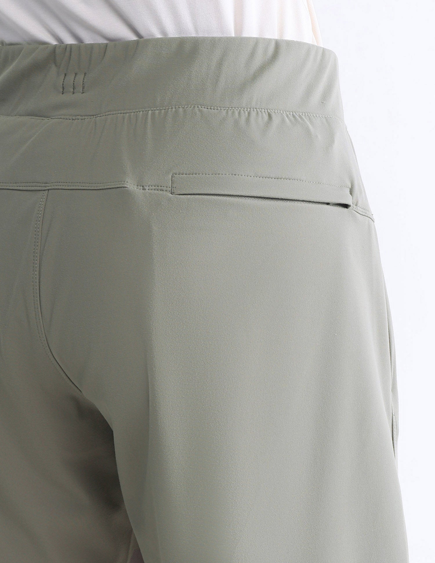 Solid Slim Fit Active Shorts Light Olive - U.S. Polo Assn. India | Large