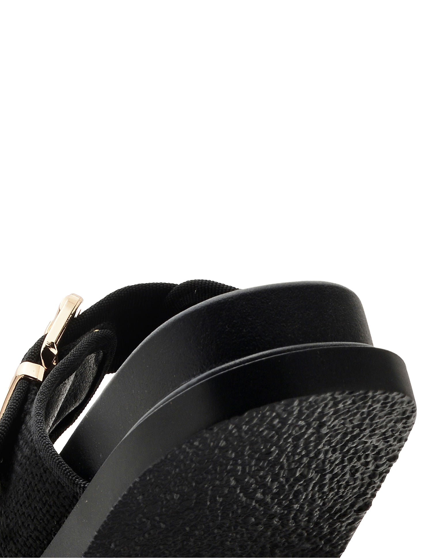 Textured Marcella Slippers Black - U.S. Polo Assn. India | Large