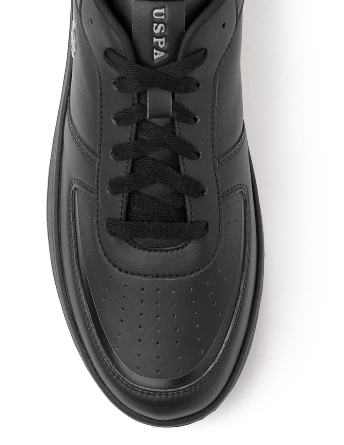 Men Rein 2.0 Black Retro Court Sneakers Black - U.S. Polo Assn. India | Large