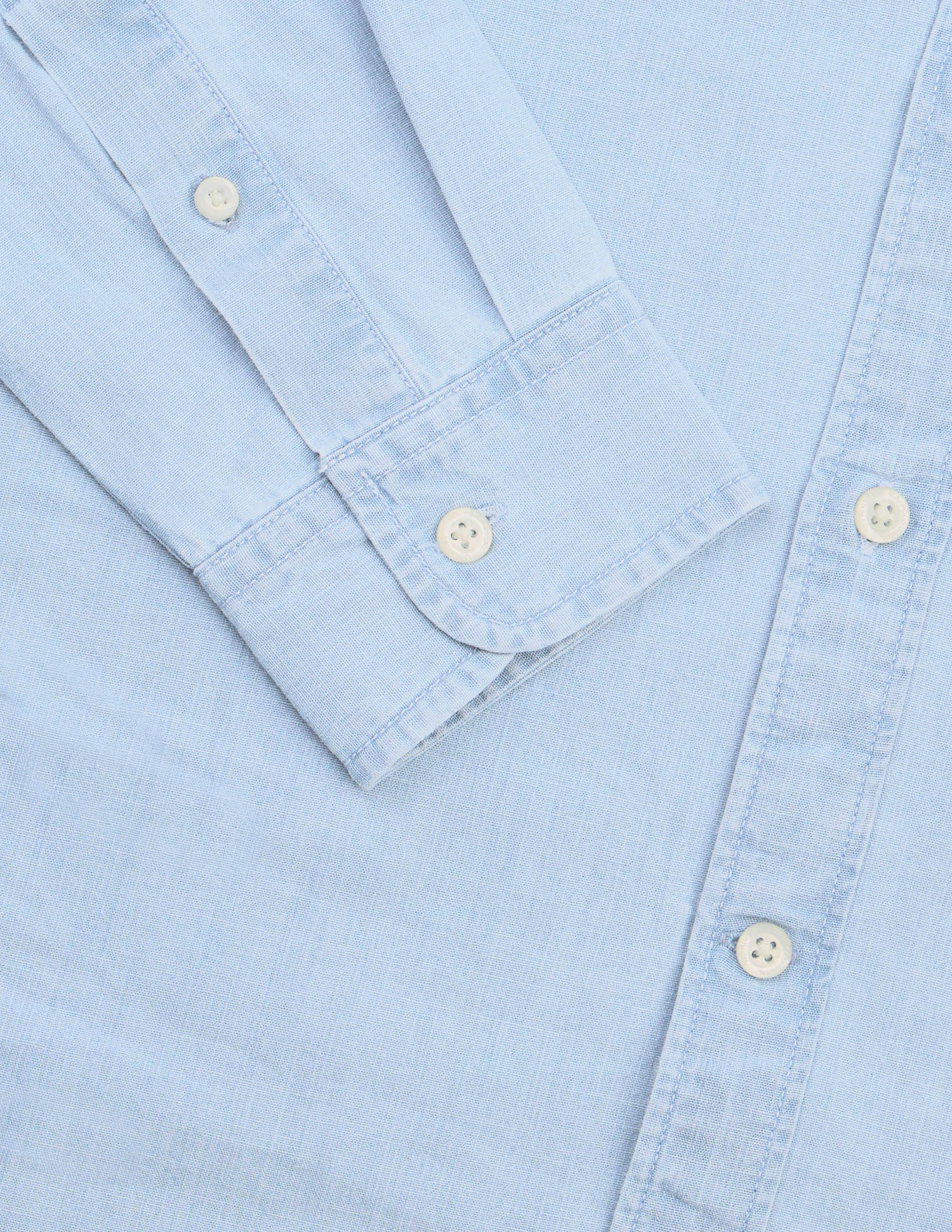 Solid Regular Fit Shirt Light Indigo - U.S. Polo Assn. India | Large