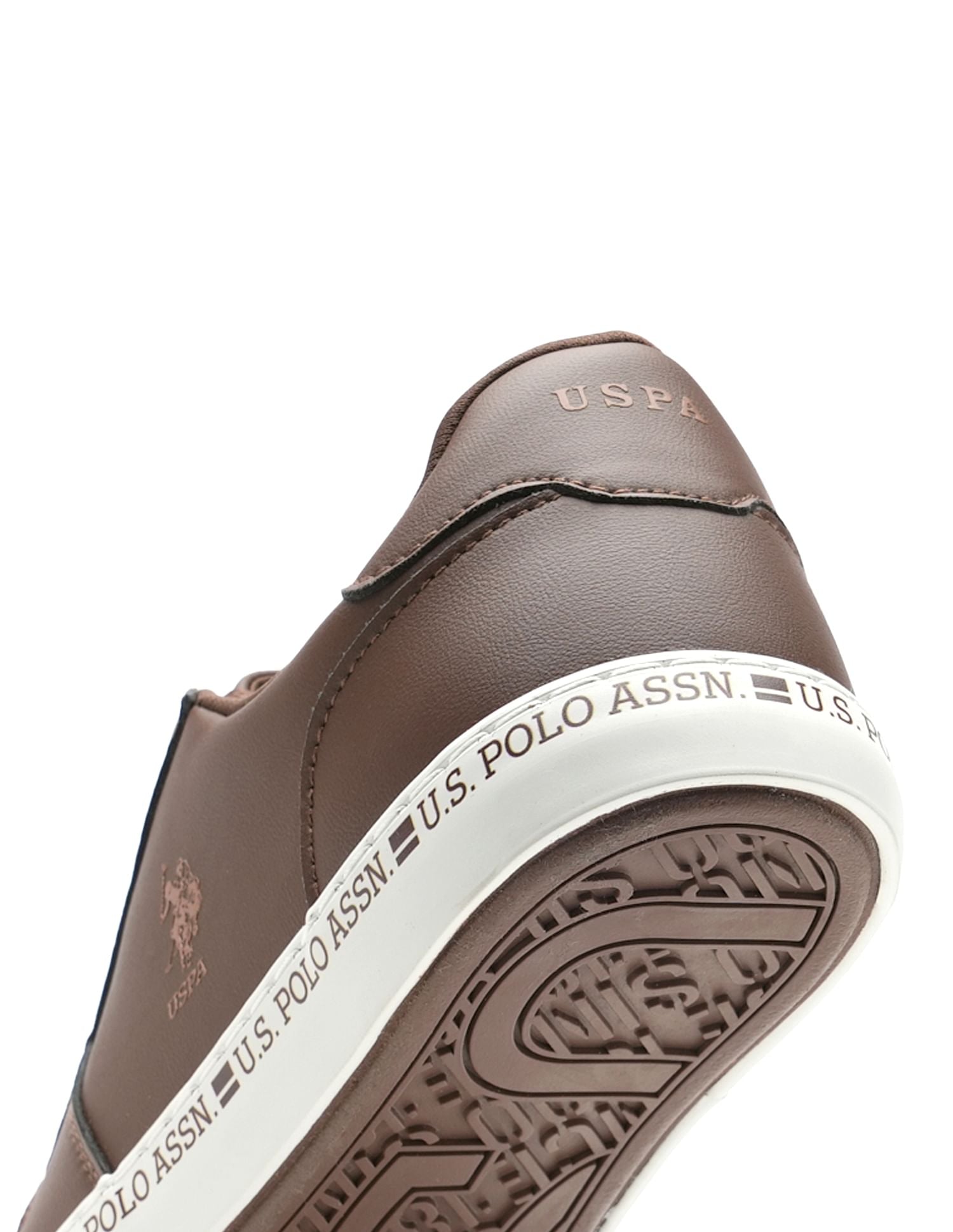 Men Contrast Midsole Conrad Sneakers Brown - U.S. POLO ASSN. | Large