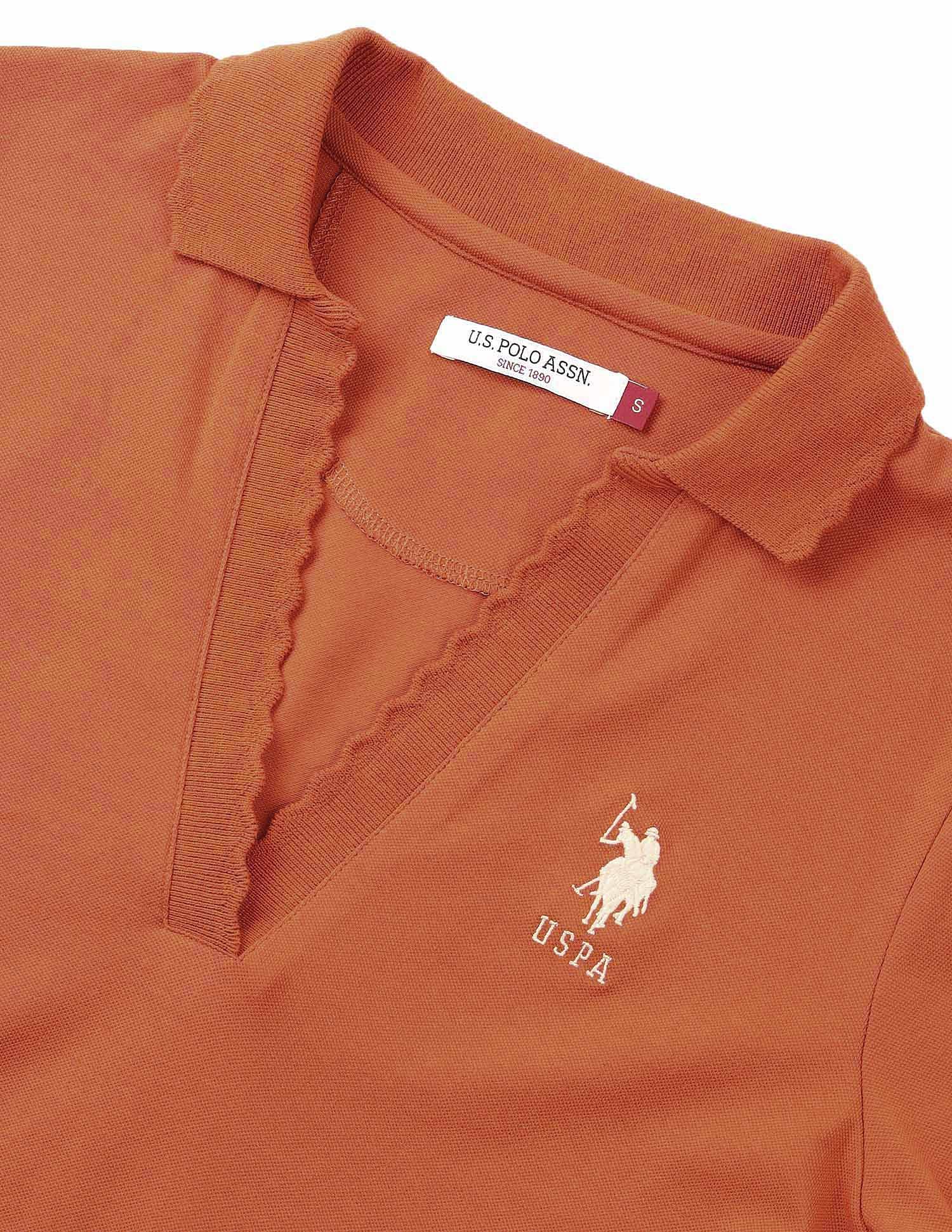 Regular Fit Polo Shirt Rust - U.S. Polo Assn. India | Large