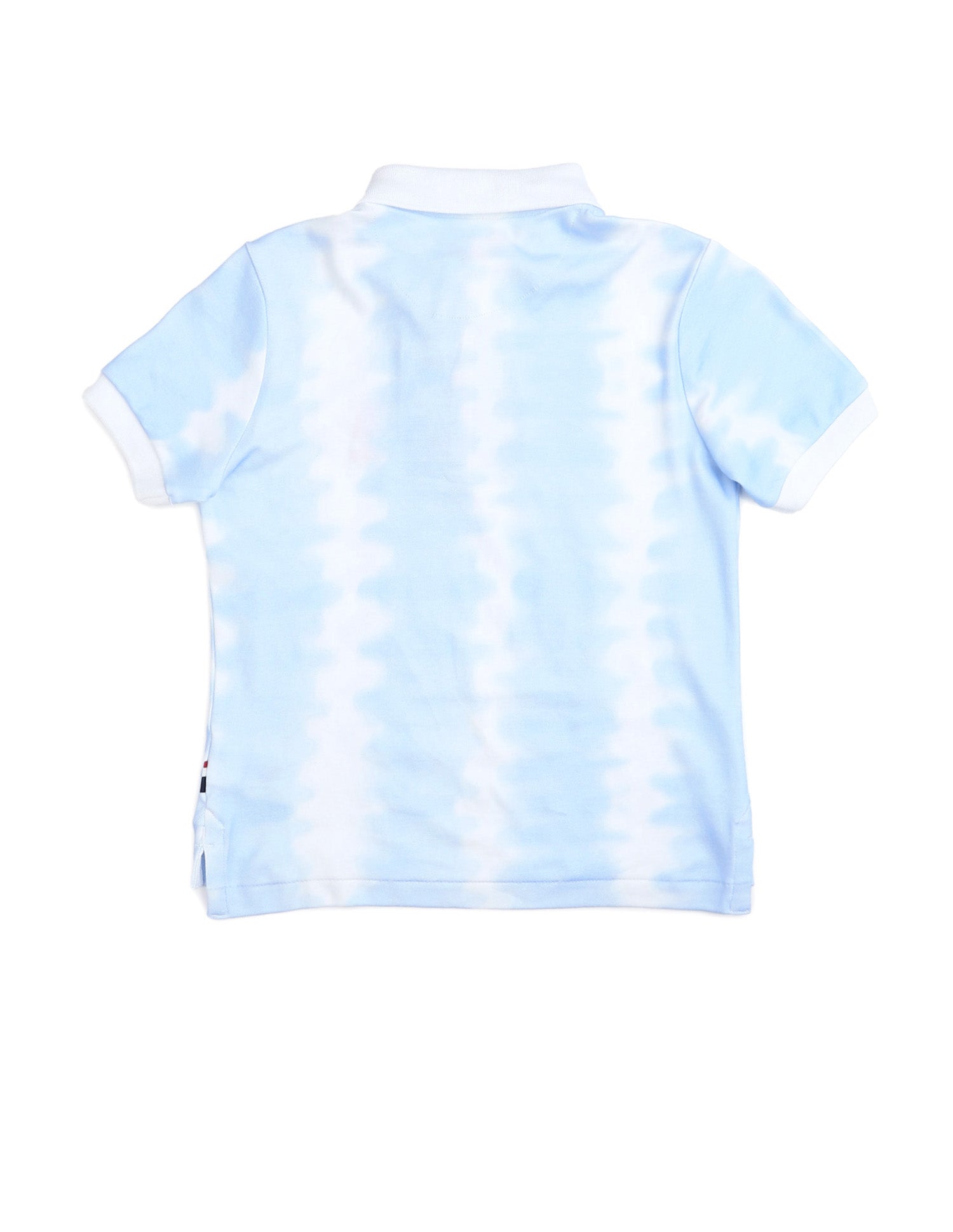 Boys All Over Printed Regular Fit Polo Shirt Light Blue - U.S. POLO ASSN. | Large