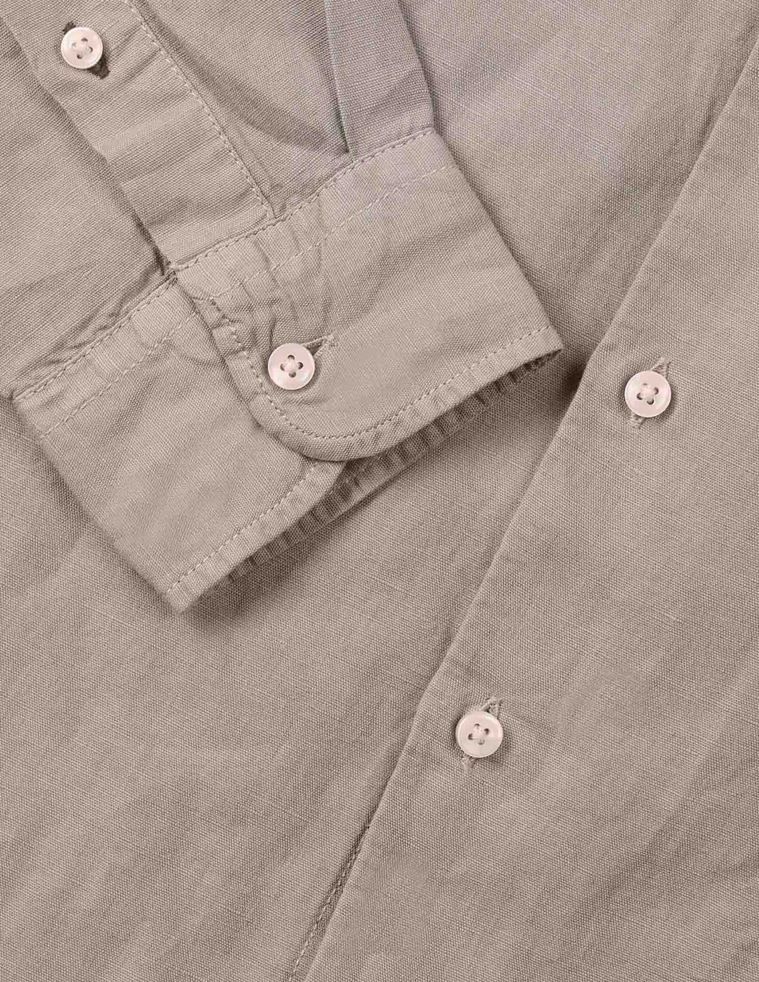 Solid Regular Fit Poplin Shirt Khaki - U.S. Polo Assn. India | Large
