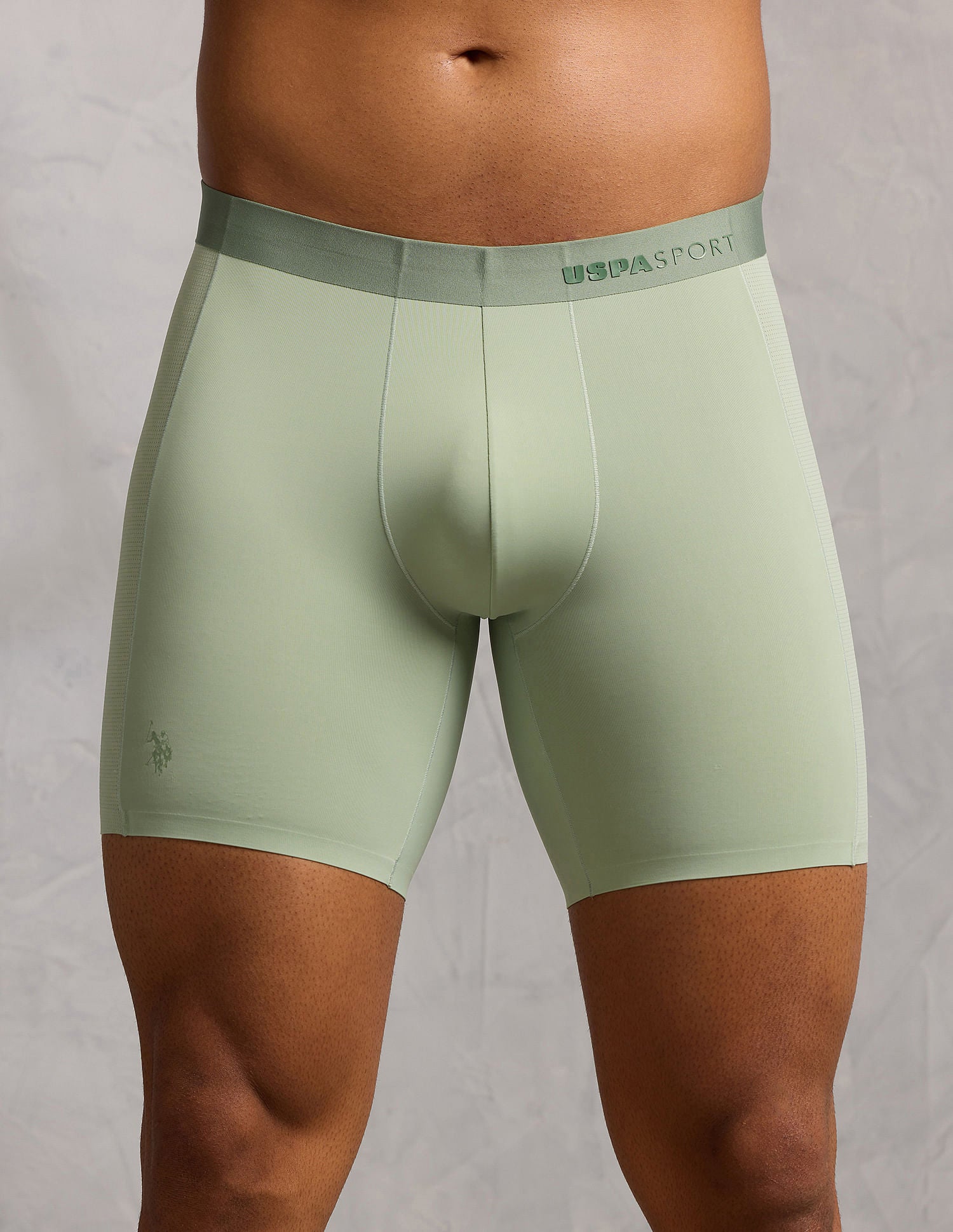 Micro Fibre Seamless Long Trunk Pastel Green - U.S. POLO ASSN. | Large