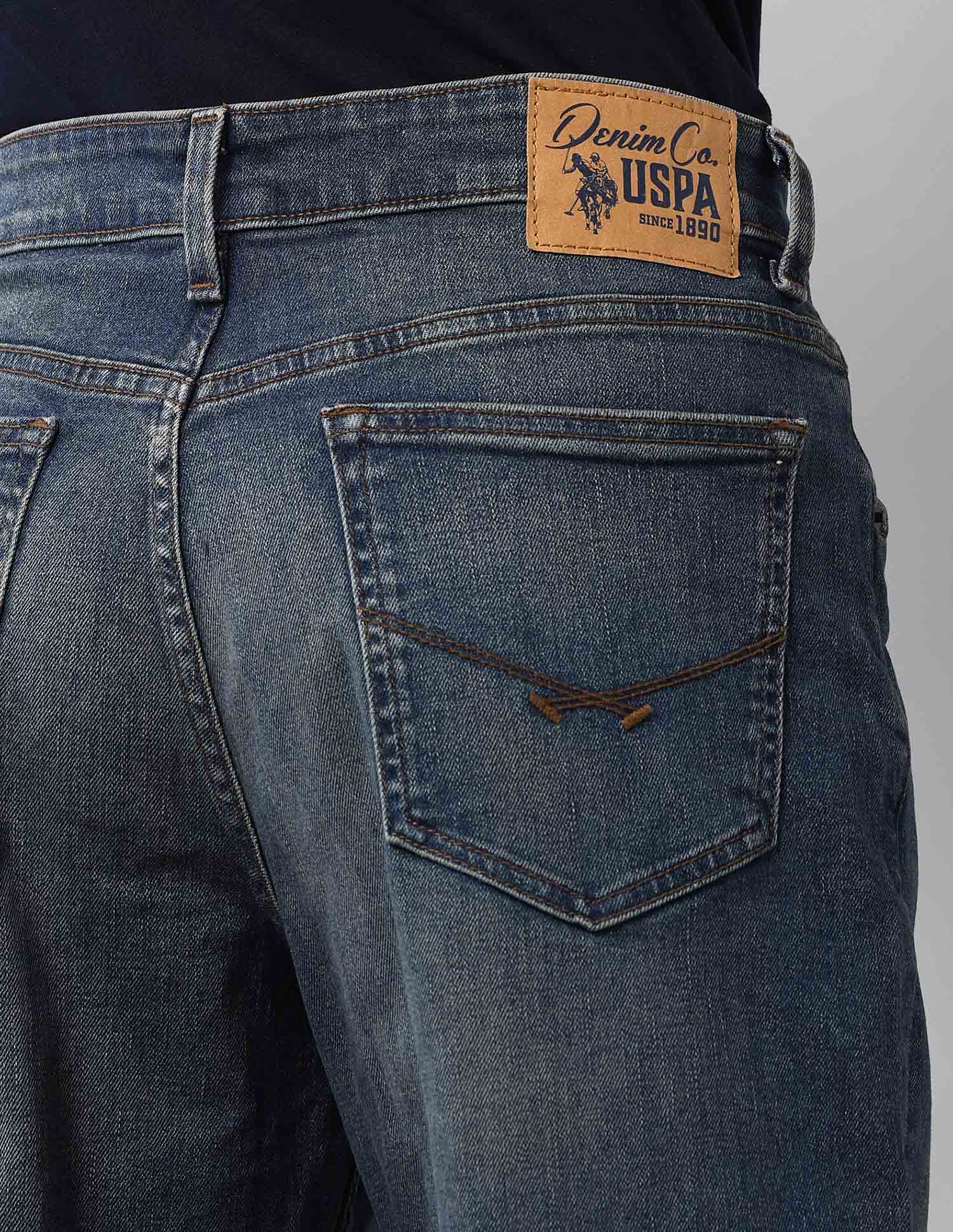 Shawn Relaxed Fit Blue Vintage Jeans Blue - U.S. Polo Assn. India | Large