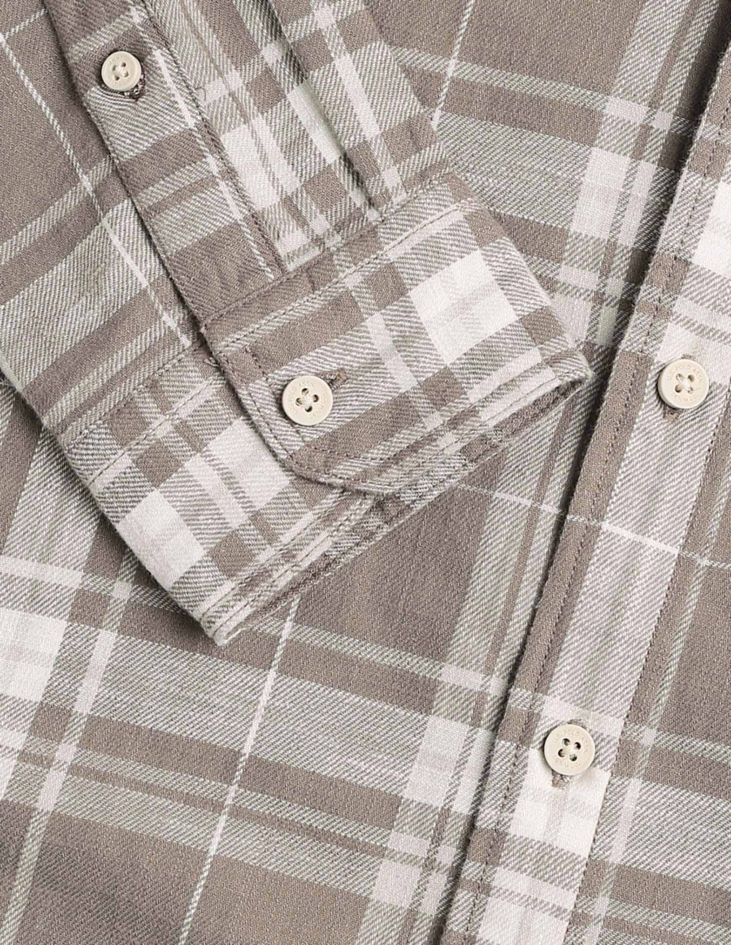 Tartan Checked Legend Of Horseshoe Shirt Mauve - U.S. POLO ASSN. | Large