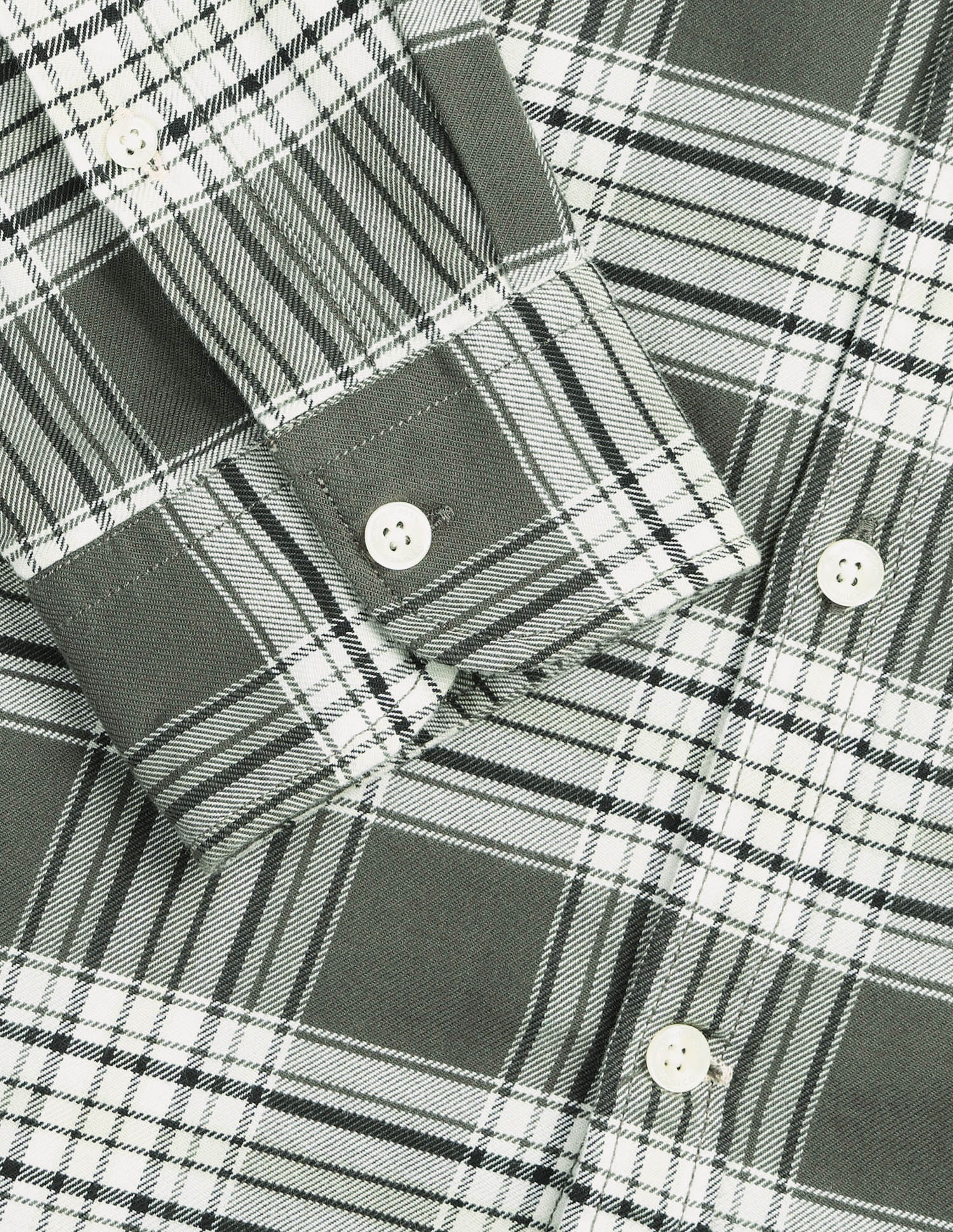Twill Tartan Checked Shirt Olive - U.S. Polo Assn. India | Large