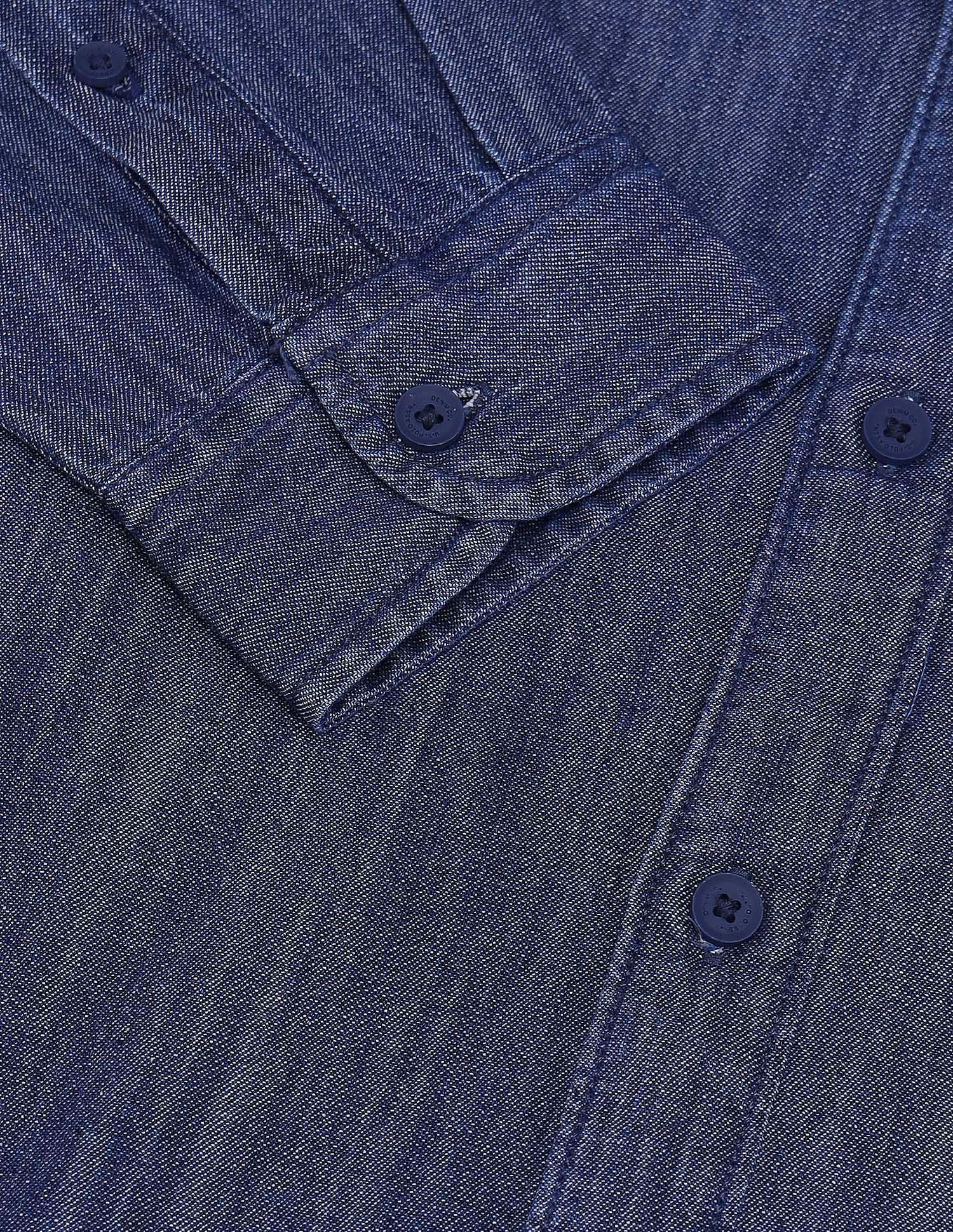 Slim Fit Chambray Shirt Dark Indigo - U.S. POLO ASSN. | Large