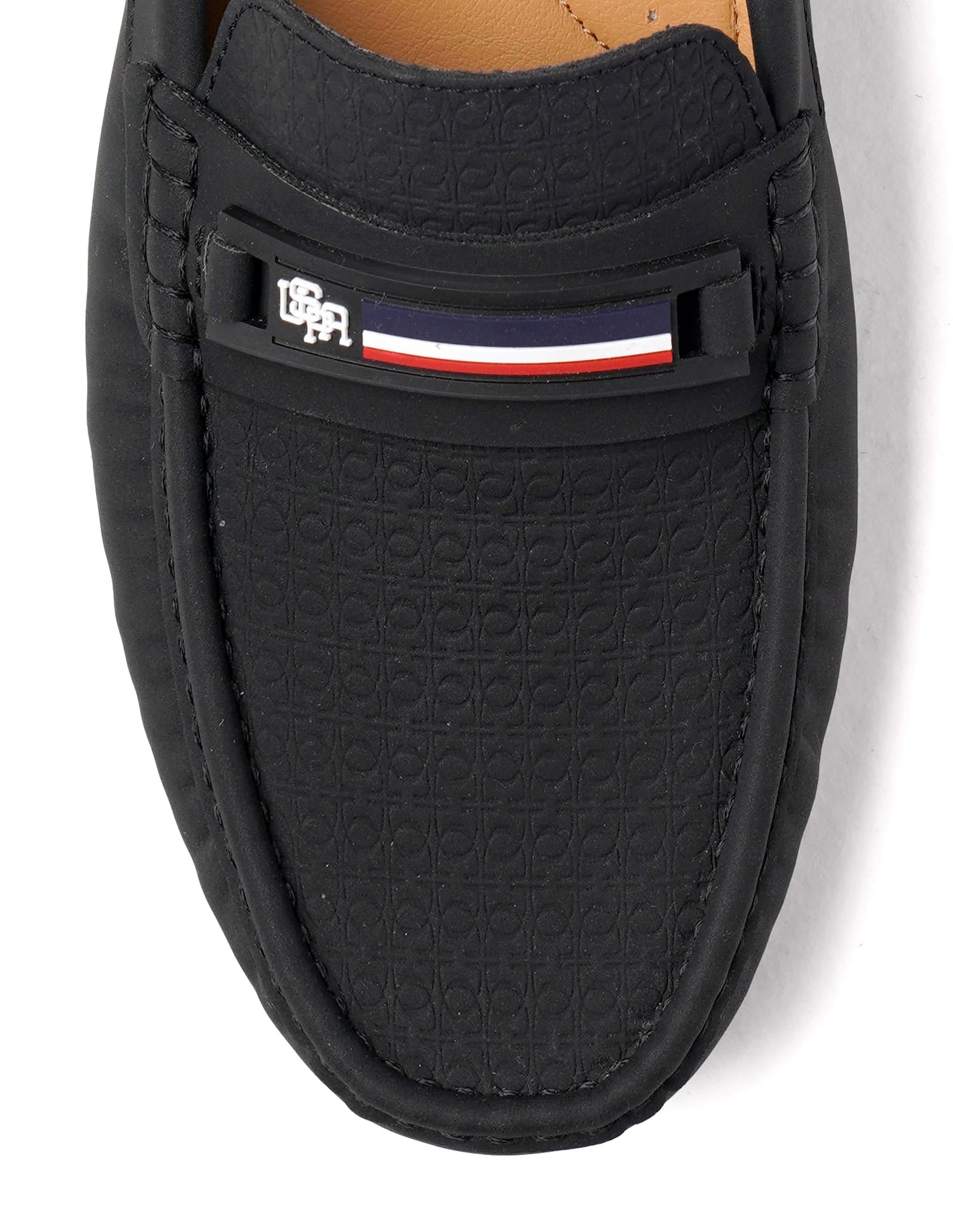 Men Teno Textured Loafer Black - U.S. Polo Assn. India | Large