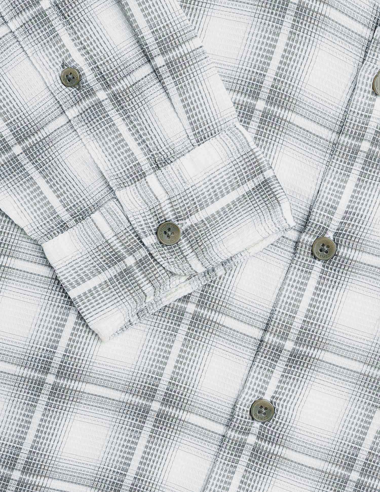 Tartan Checked Regular Fit Shirt Olive - U.S. POLO ASSN. | Large