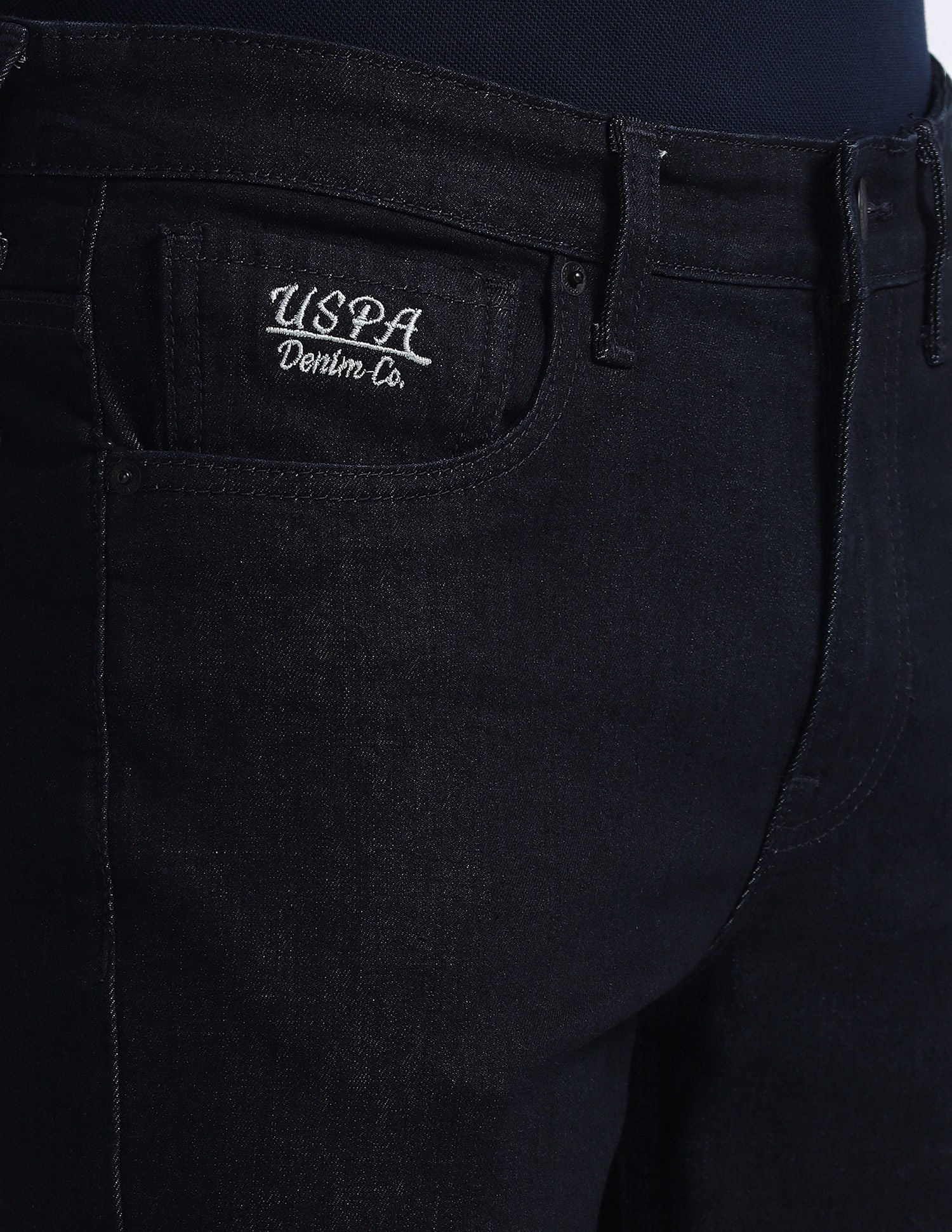 Regallo Skinny Fit Blue Jeans Blue - U.S. Polo Assn. India | Large