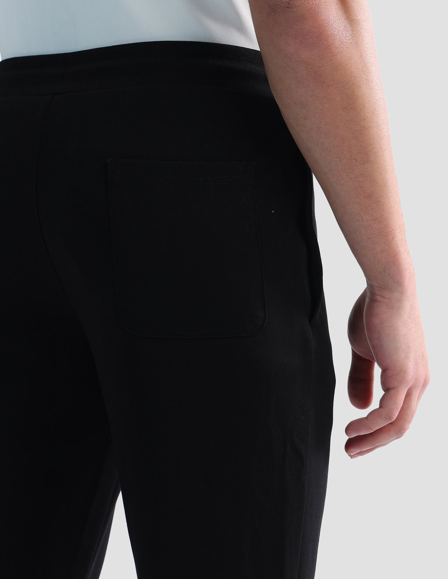 Mid Rise Regular Fit Active Track Pants Black - U.S. POLO ASSN. | Large