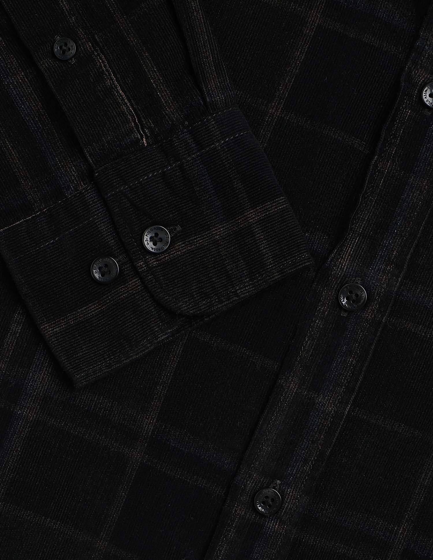 Corduroy Tailored Fit Shirt Olive - U.S. POLO ASSN. | Large