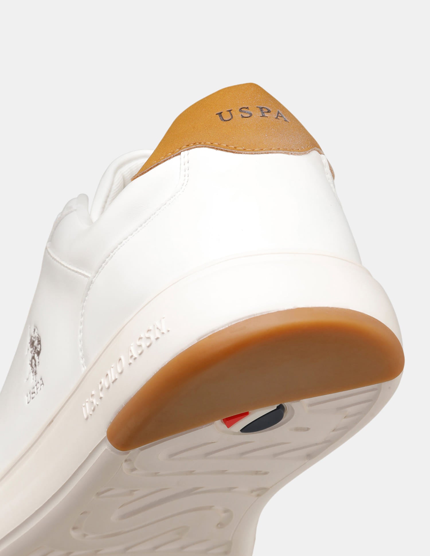 Round Toe Lace Ups Como 2.0 Sneakers White - U.S. Polo Assn. India | Large