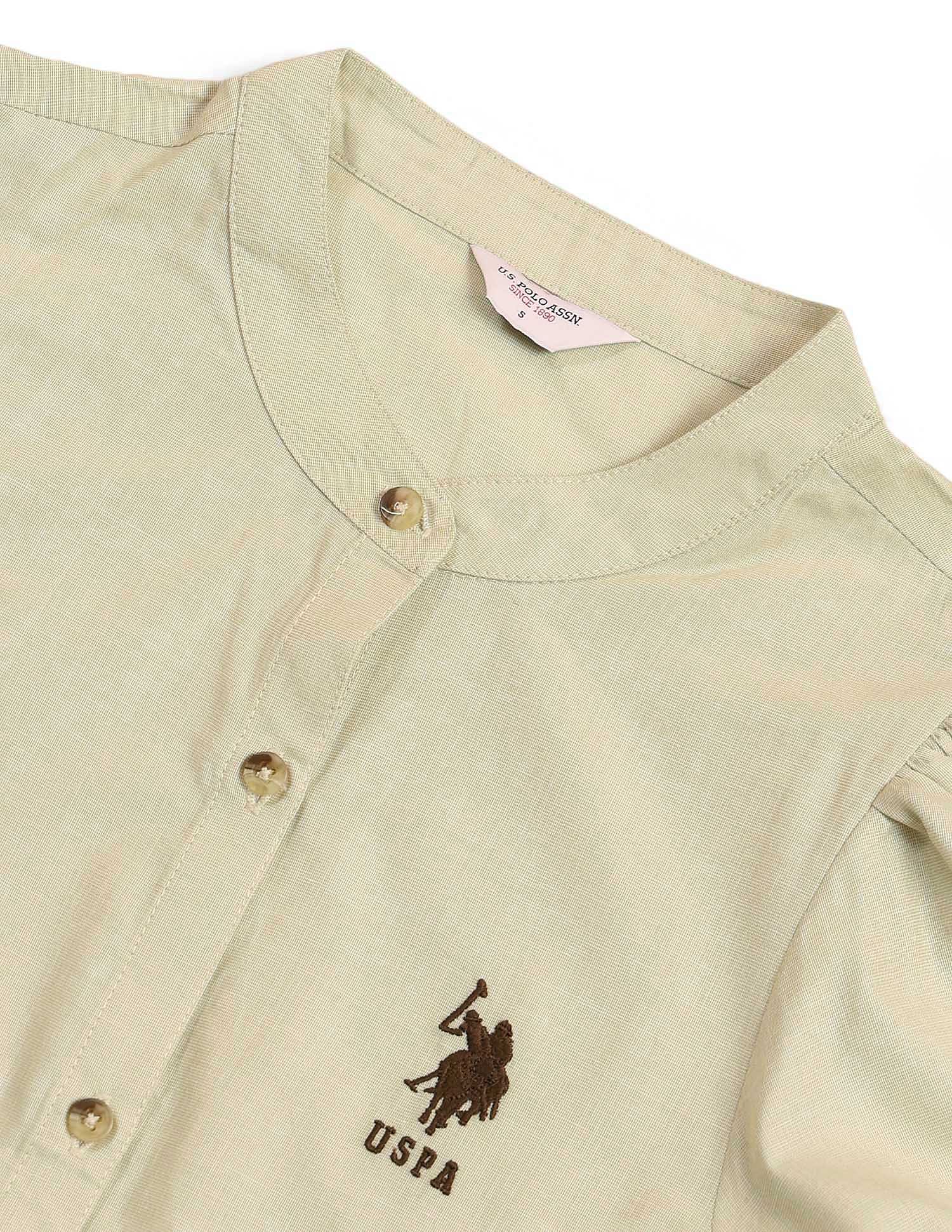 Solid Regular Fit Top Light Green - U.S. POLO ASSN. | Large
