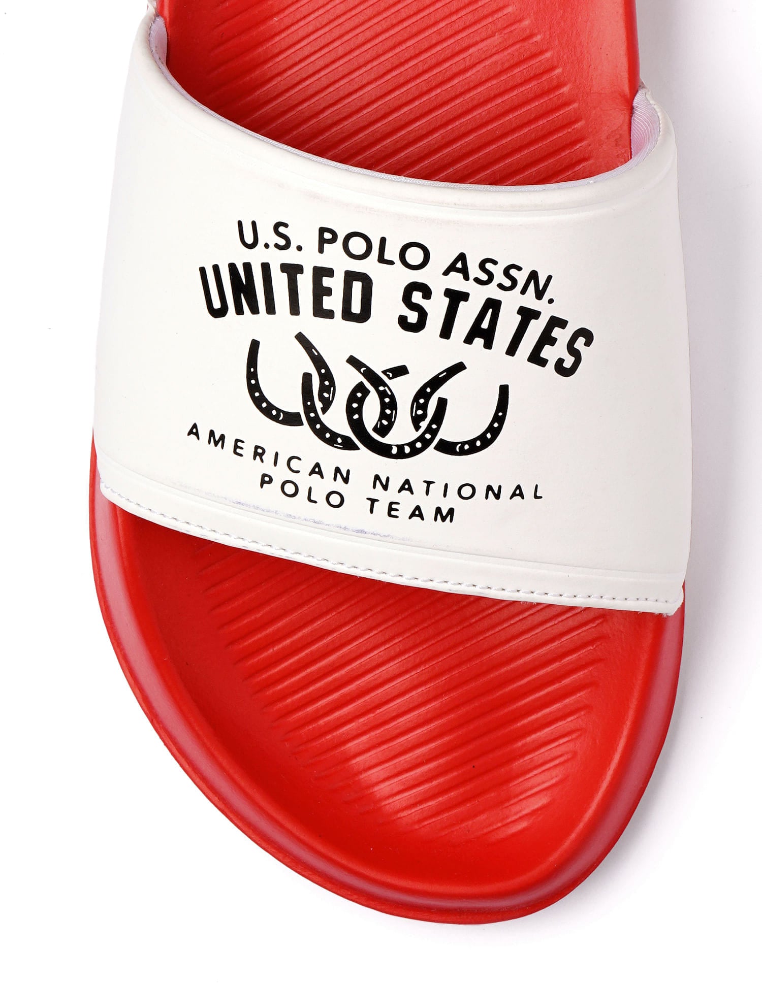 Men Toni Sliders White - U.S. Polo Assn. India | Large