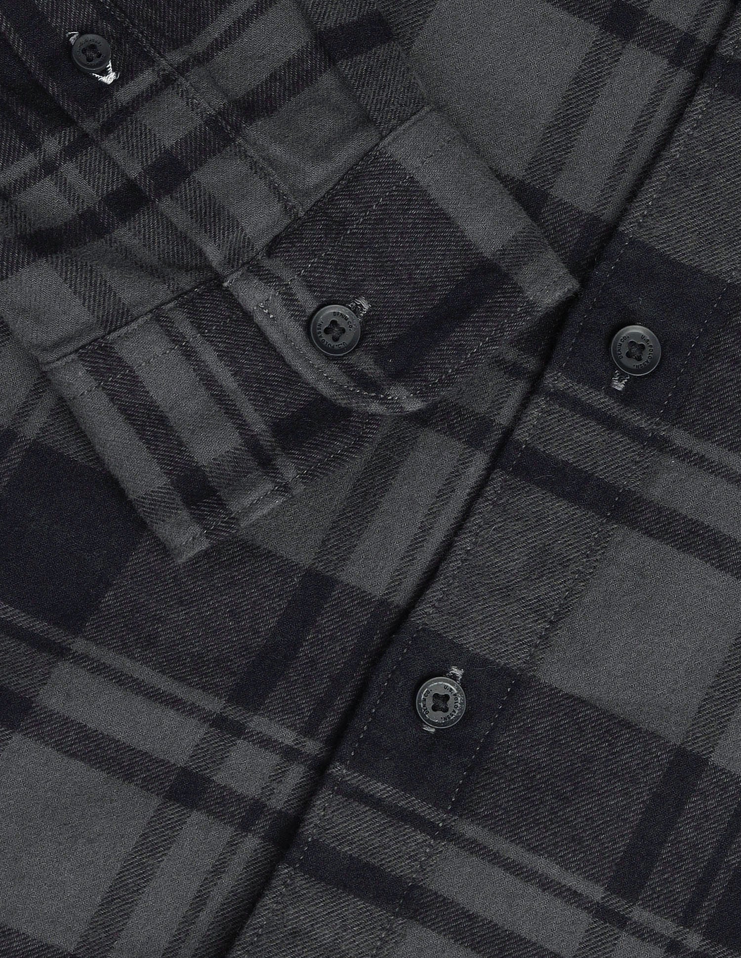 Tartan Checked Pure Cotton Shirt Grey - U.S. POLO ASSN. | Large