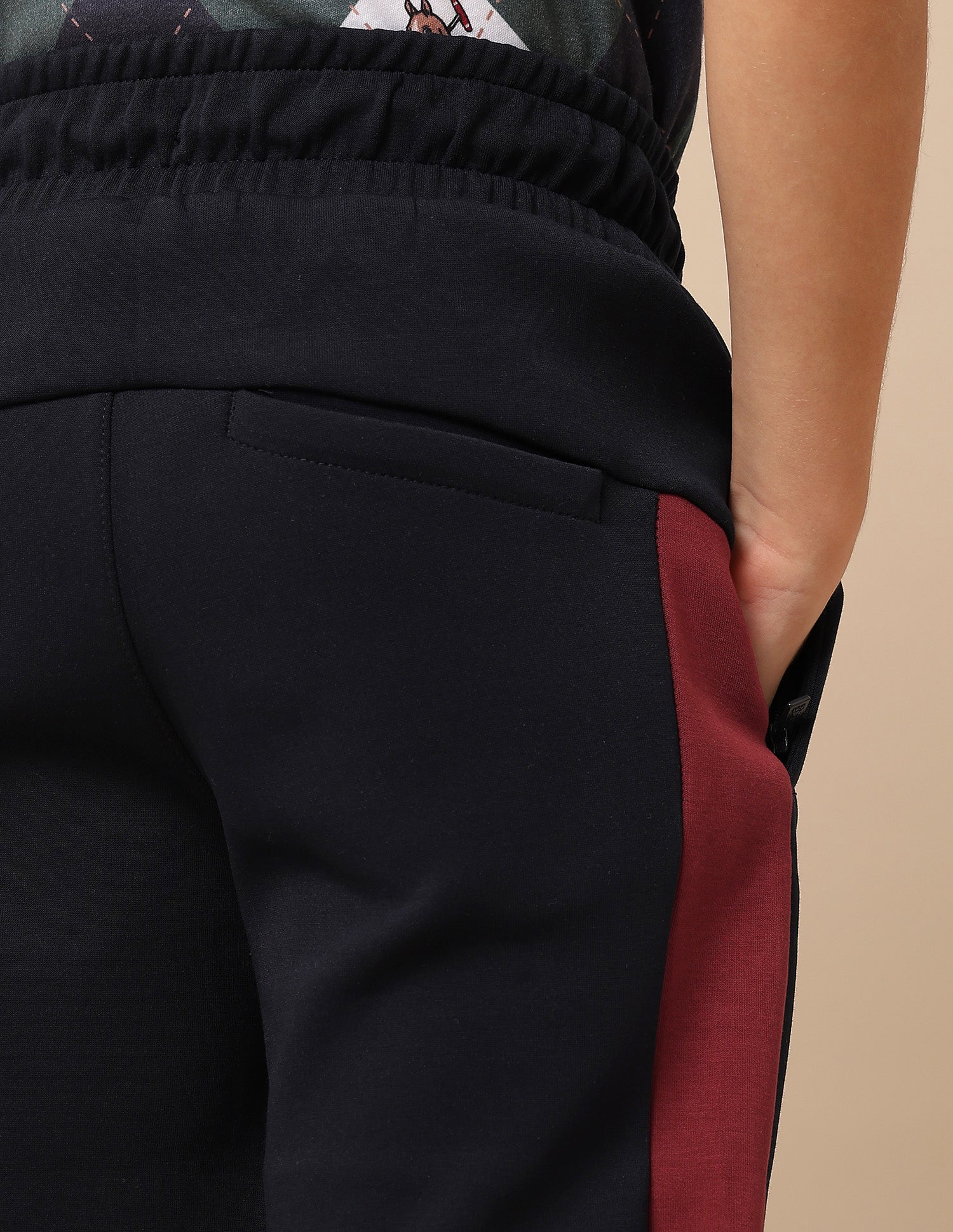 Boys Regular Fit Mini Me Track Pants Navy - U.S. POLO ASSN. | Large