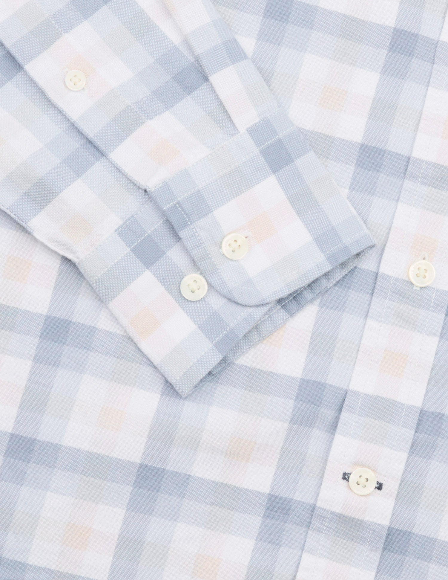 Oxford Grid Tattersall Checked Shirt Light Blue - U.S. Polo Assn. India | Large