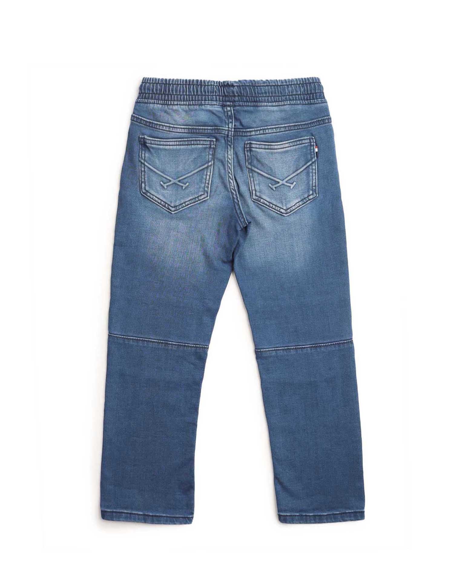 Boys Regular Fit Blue Jeans Blue - U.S. POLO ASSN. | Large