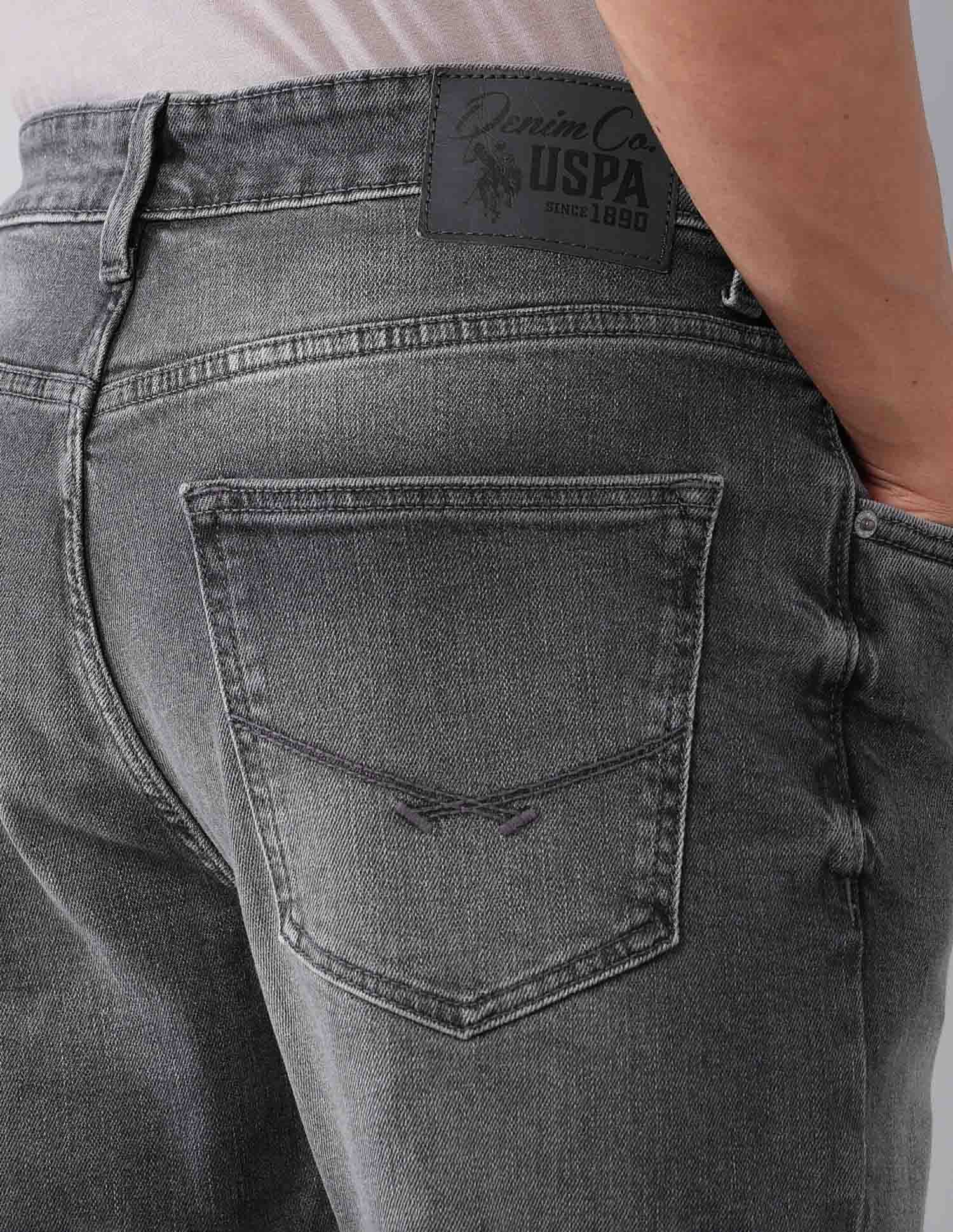 Harold Slim Straight Fit Vintage Jeans Black - U.S. Polo Assn. India | Large