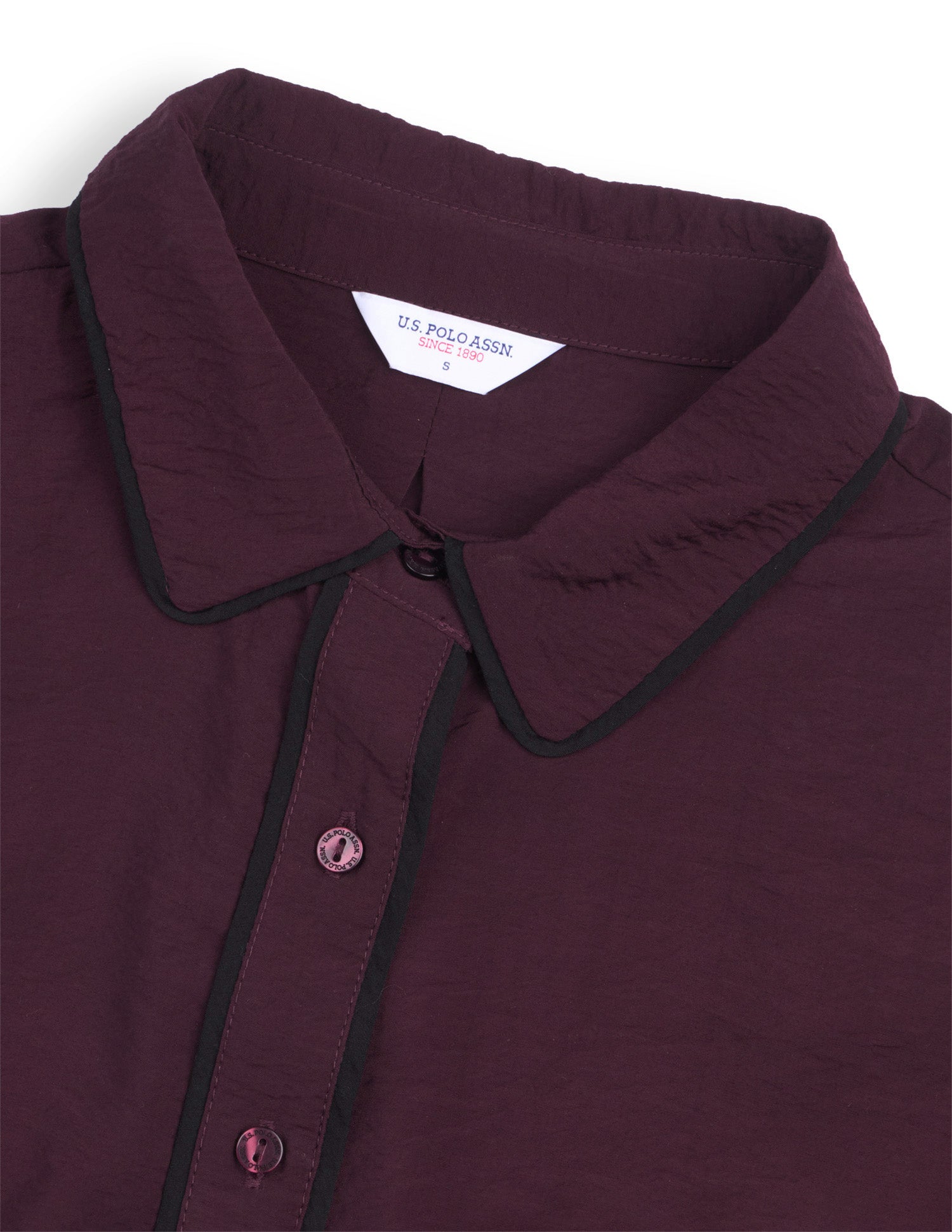 Solid Relaxed Fit Shirt Purple - U.S. Polo Assn. India | Large