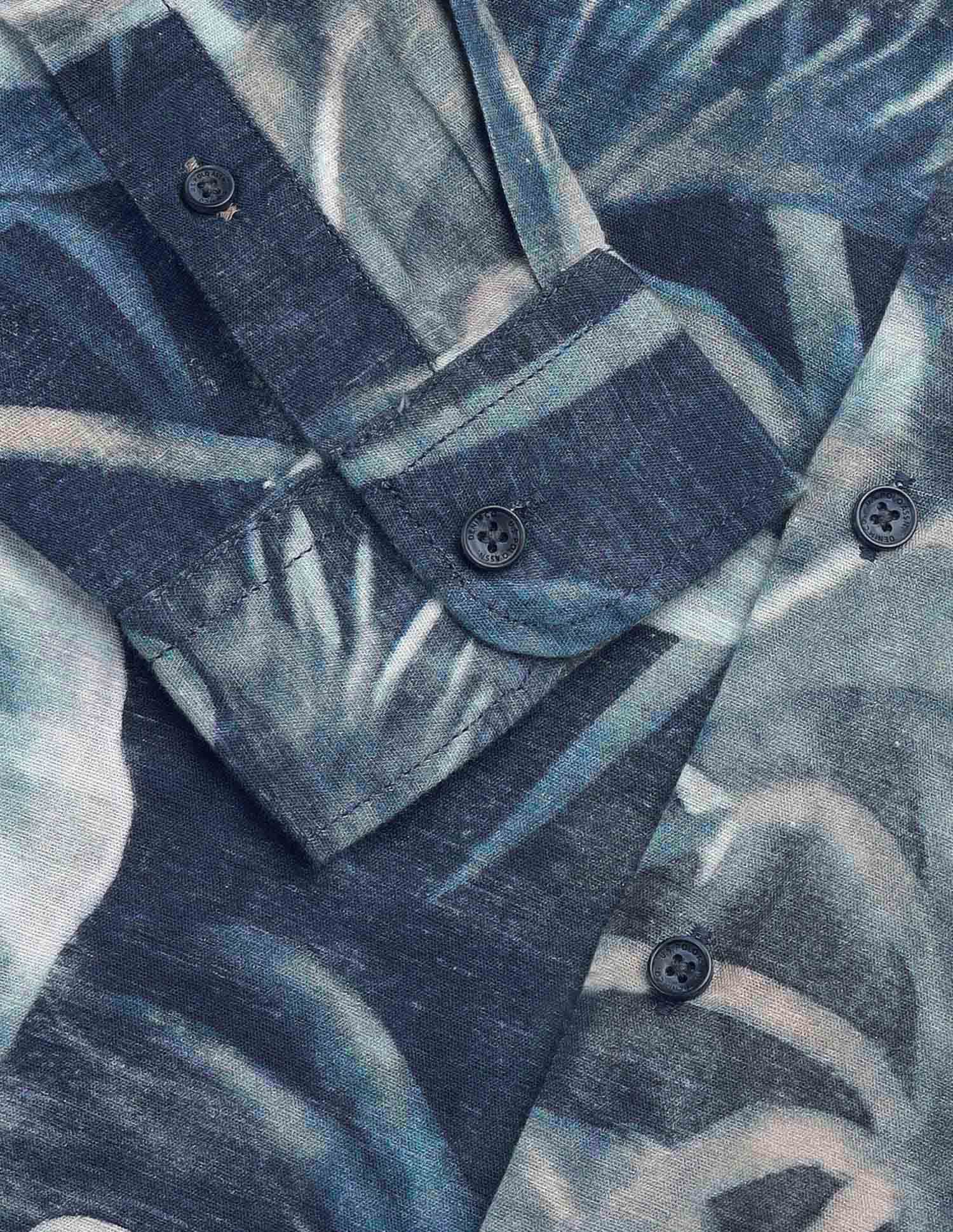 Tropical Printed Regular Fit Shirt Navy - U.S. POLO ASSN. | Large