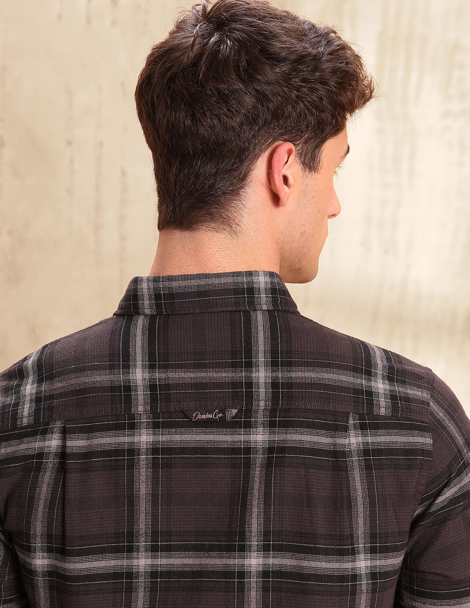 Tartan Checked Legend Of Horseshoe Shirt Dark Brown - U.S. POLO ASSN. | Large