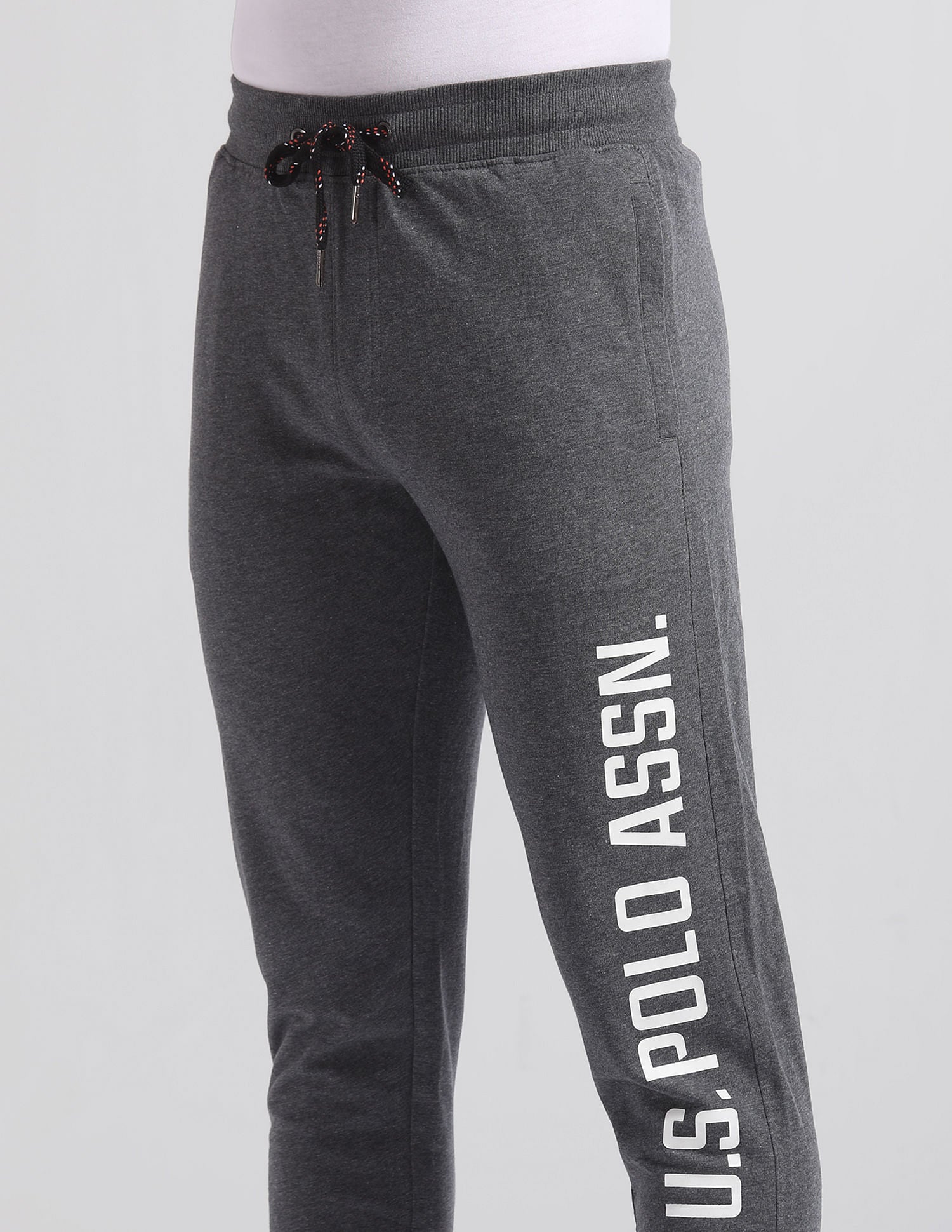 Comfort Fit Solid I675 Joggers - Pack Of 1 Dark Grey - U.S. POLO ASSN. | Large